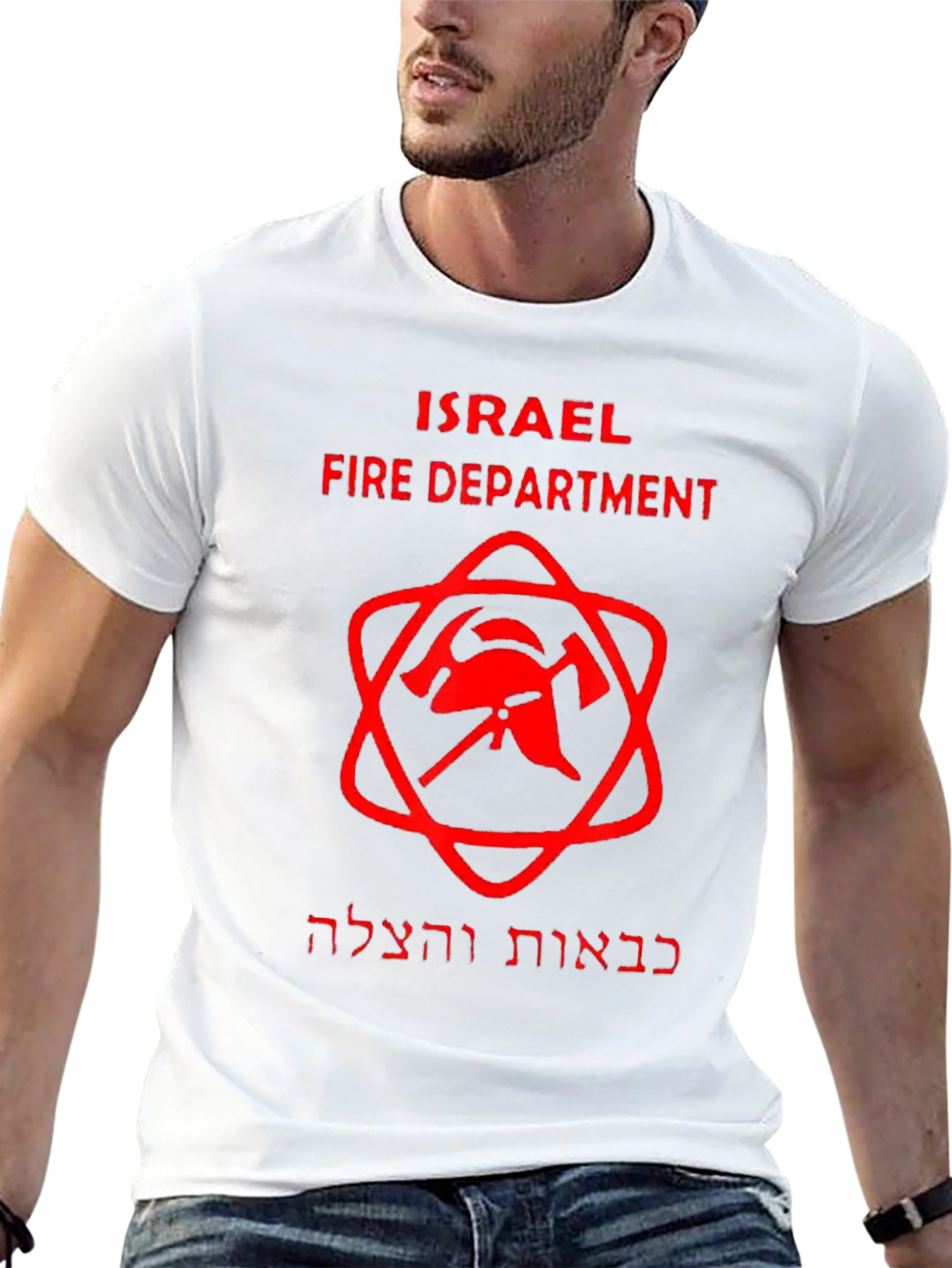 Israel Fire Department Graphic T-Shirt