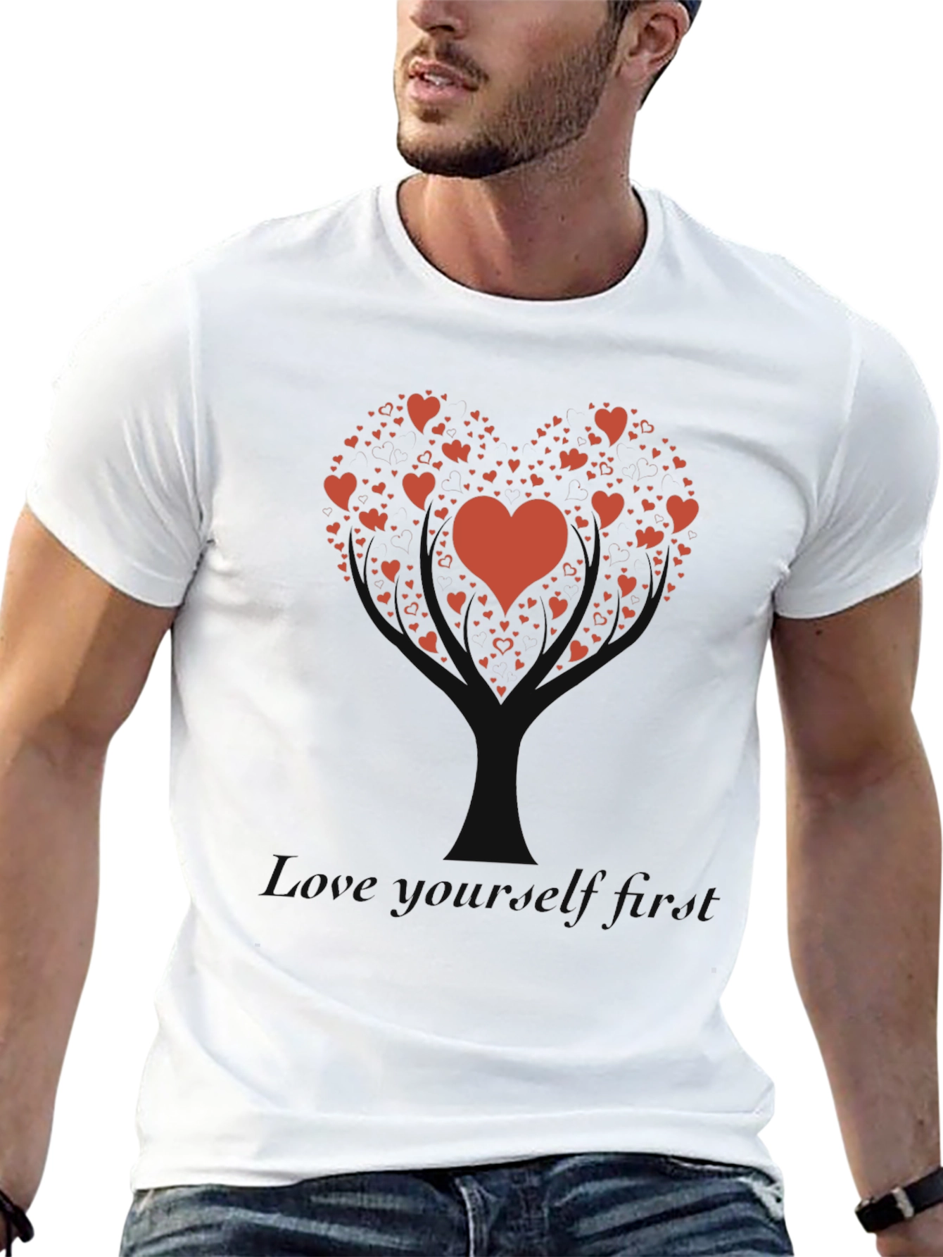 Heart Tree Graphic T-Shirt