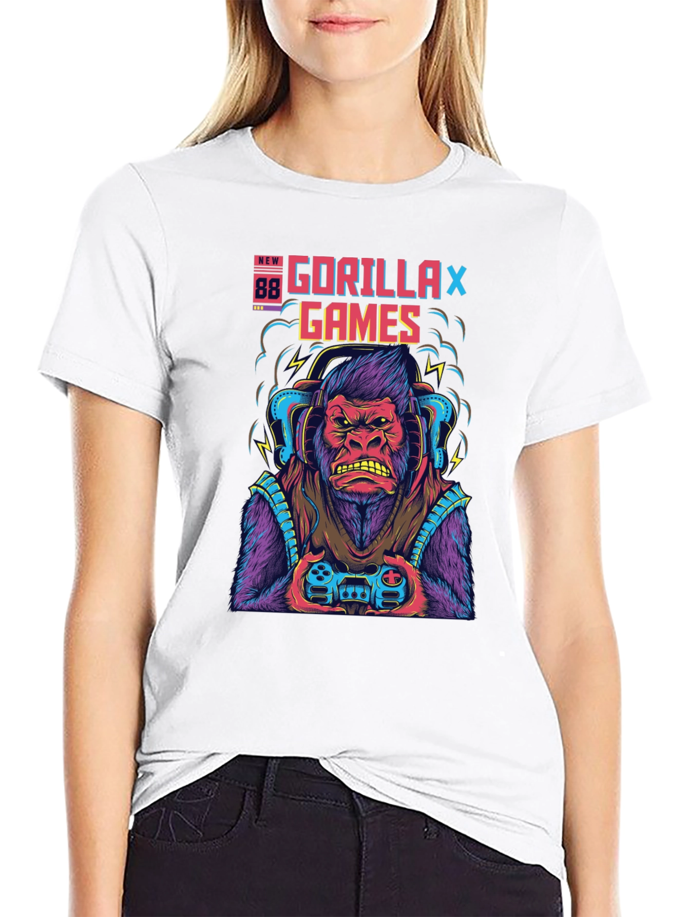Gorilla Games Graphic T-Shirt - Gamer Ape Tee