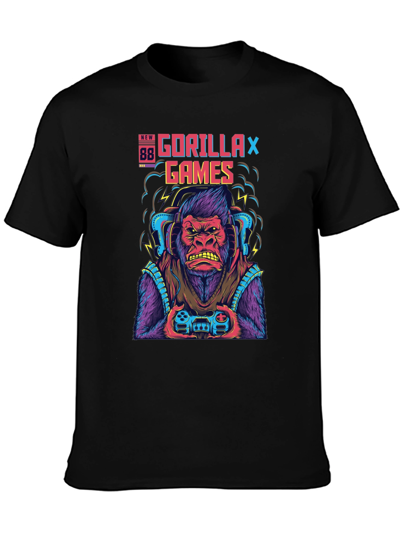 Gorilla Games Graphic T-Shirt - Gamer Ape Tee