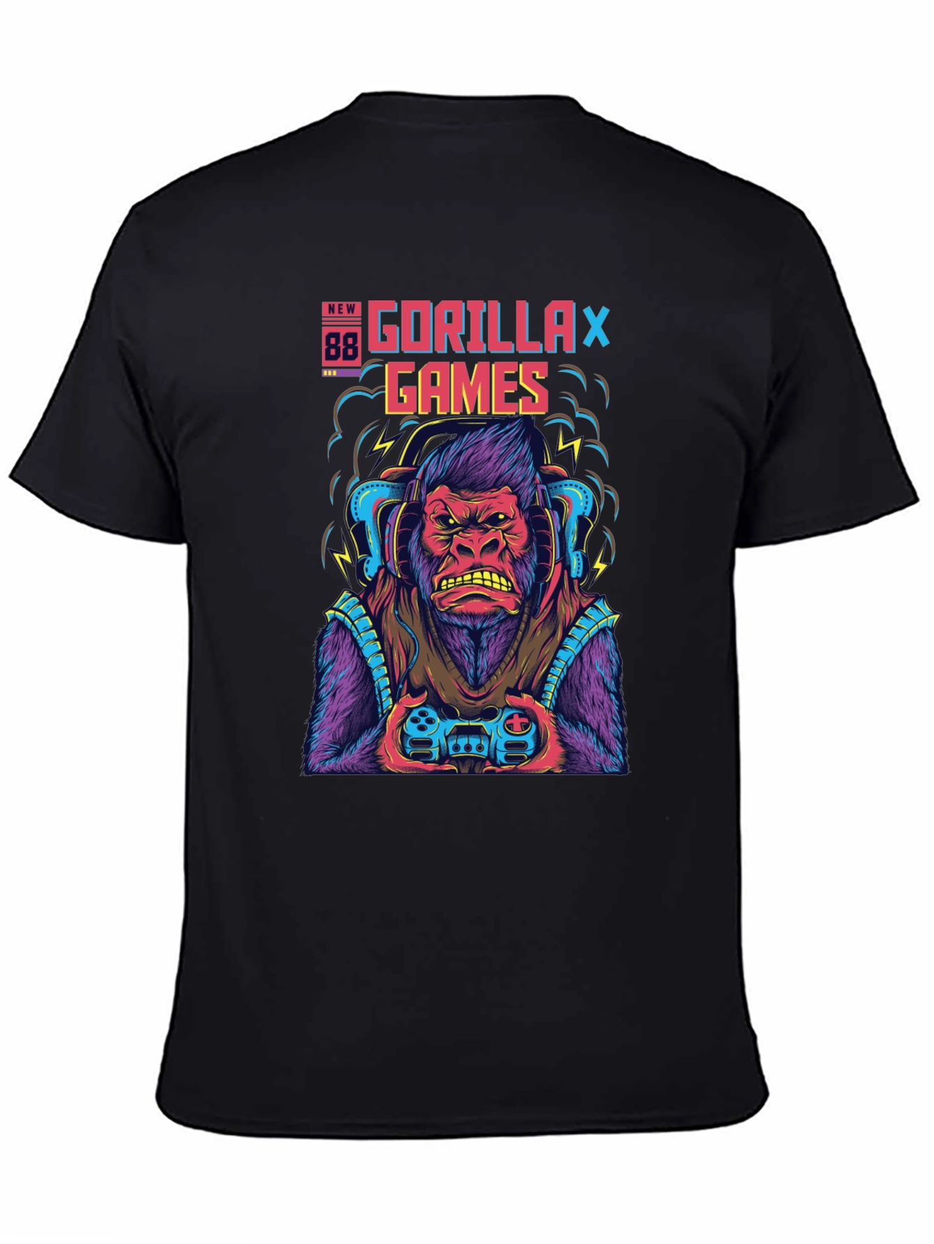 Gorilla Games Graphic T-Shirt - Gamer Ape Tee