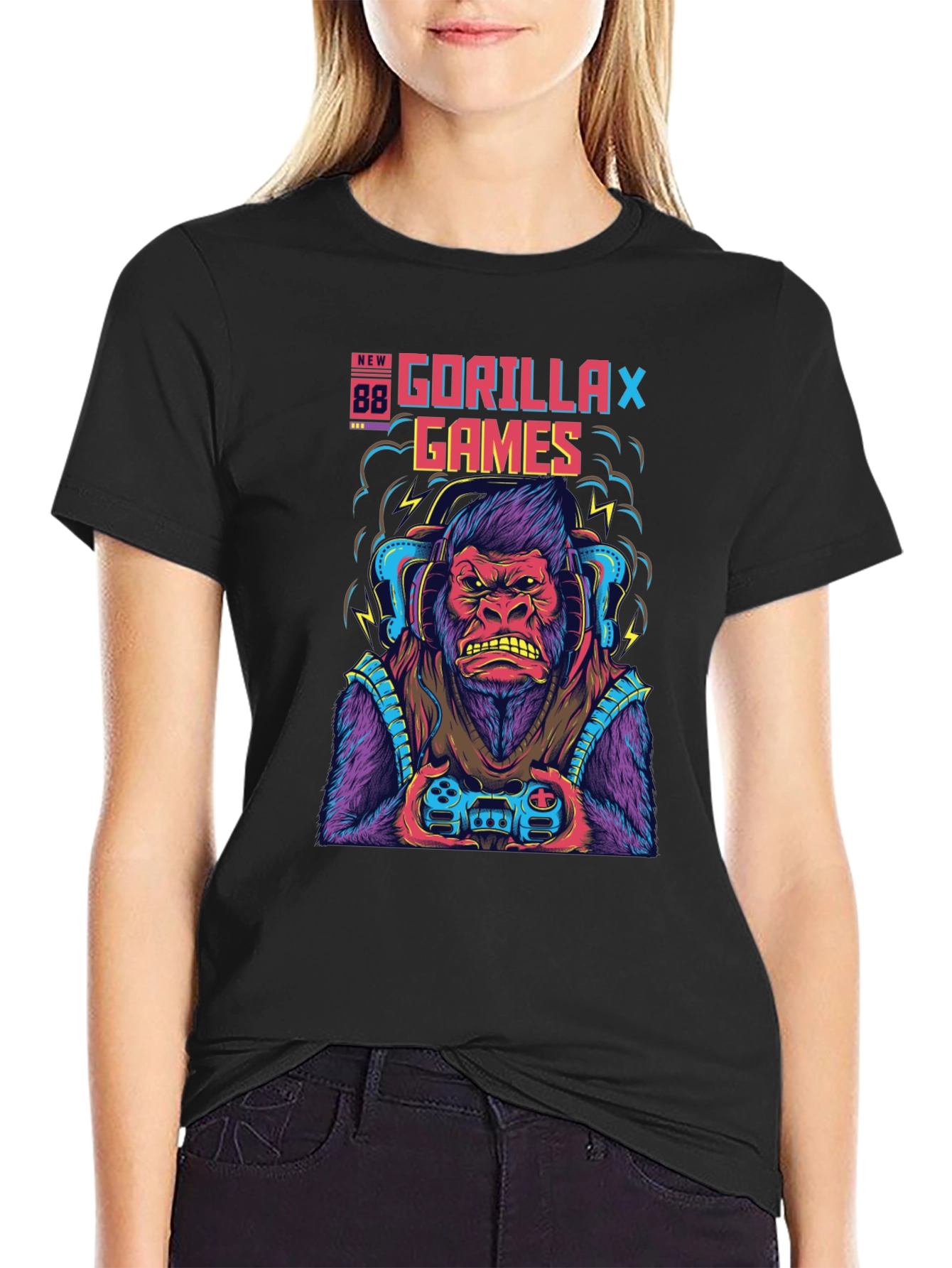 Gorilla Games Graphic T-Shirt - Gamer Ape Tee