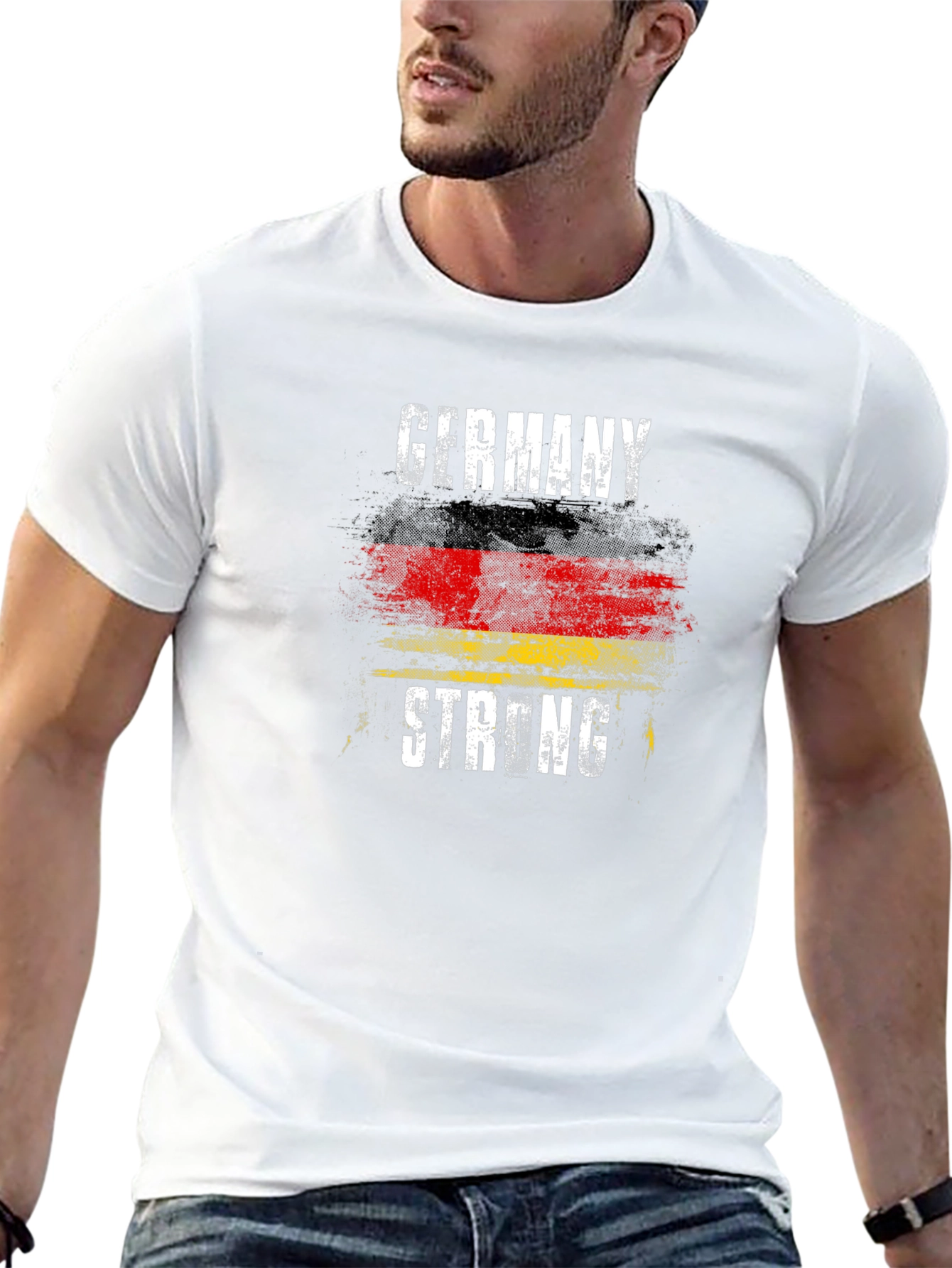 Germany Strong Flag Graphic T-Shirt