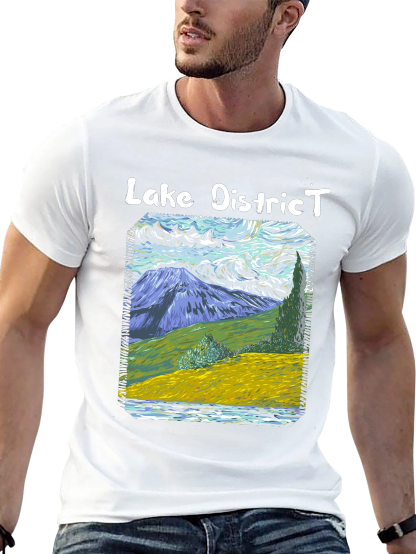 Lake District Van Gogh Style T-Shirt
