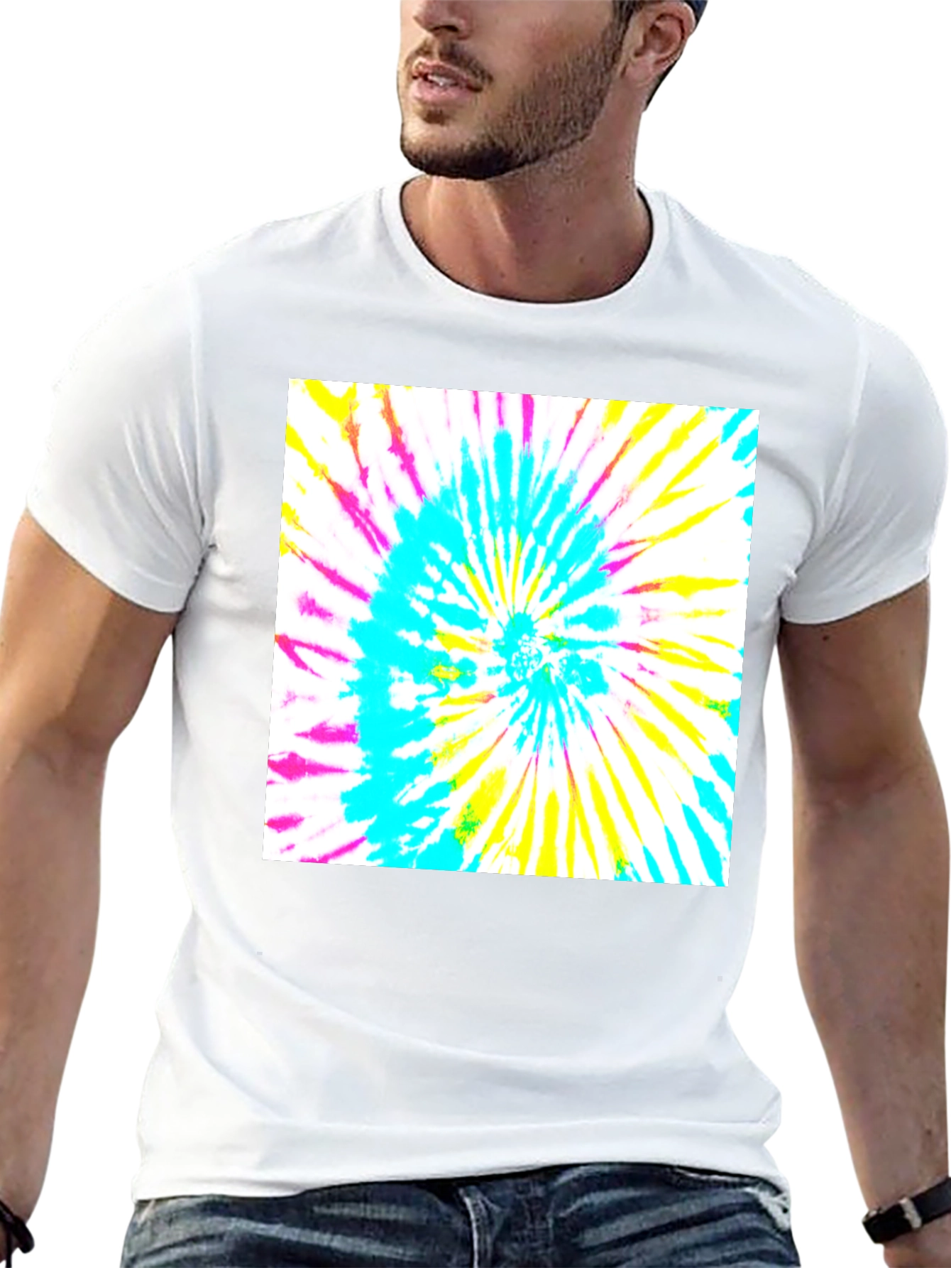 Retro Tie-Dye Graphic Tee