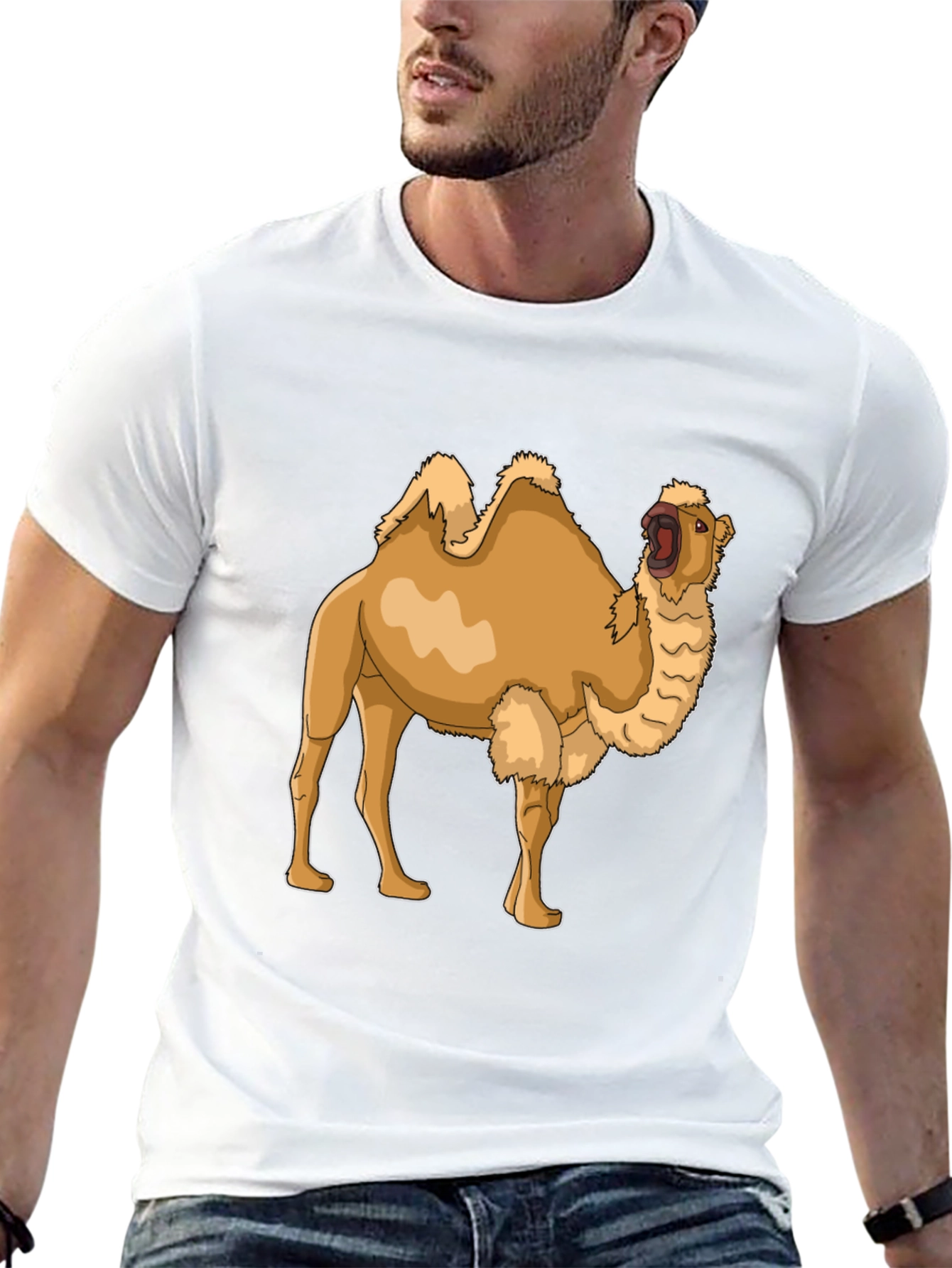 Camel Graphic Tee - Classic Black T-Shirt