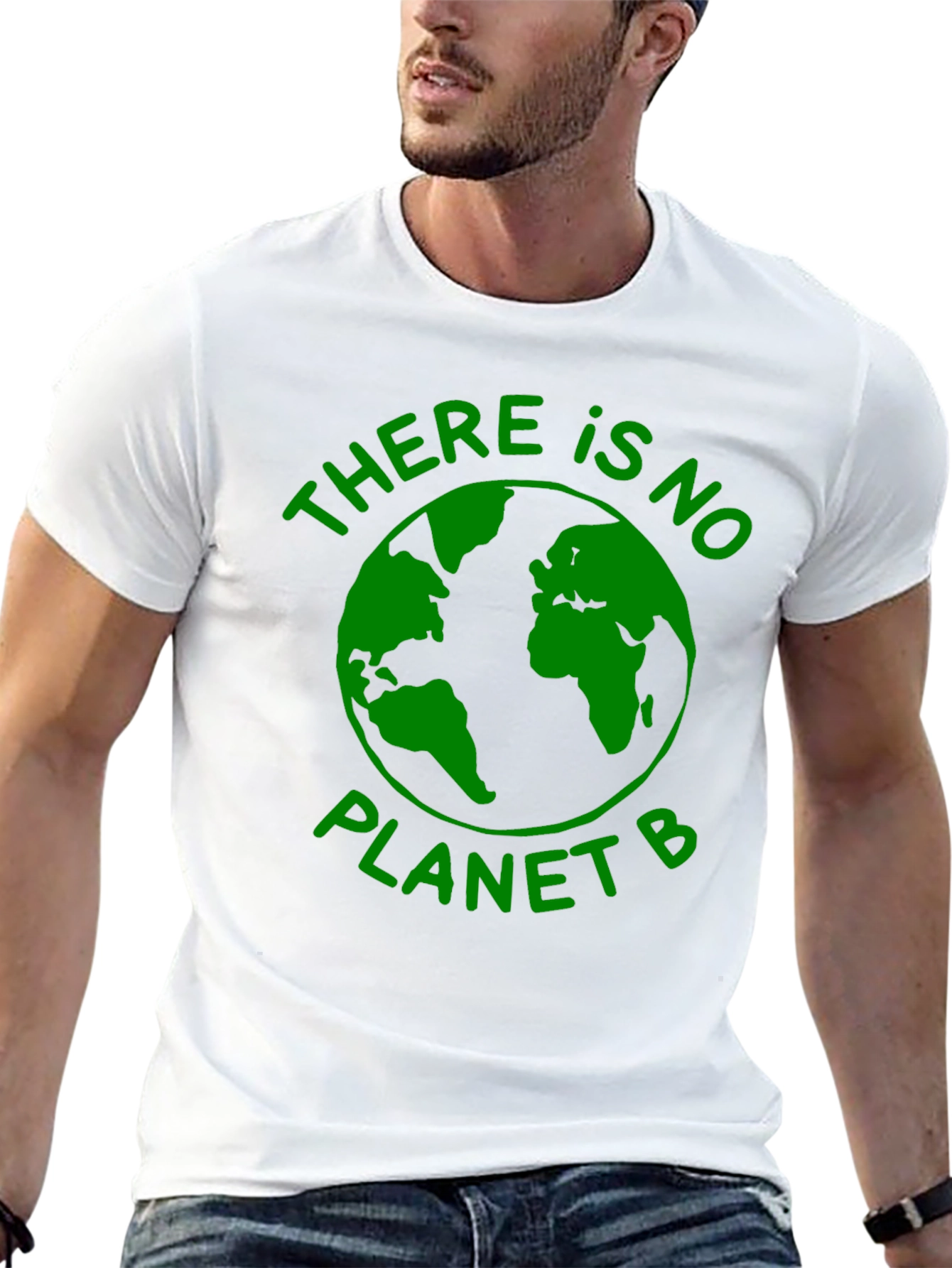 Eco-Conscious Black T-Shirt: There Is No Planet B