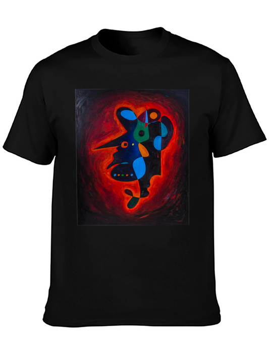 Abstract Art Print Tee - Unique Graphic T-Shirt