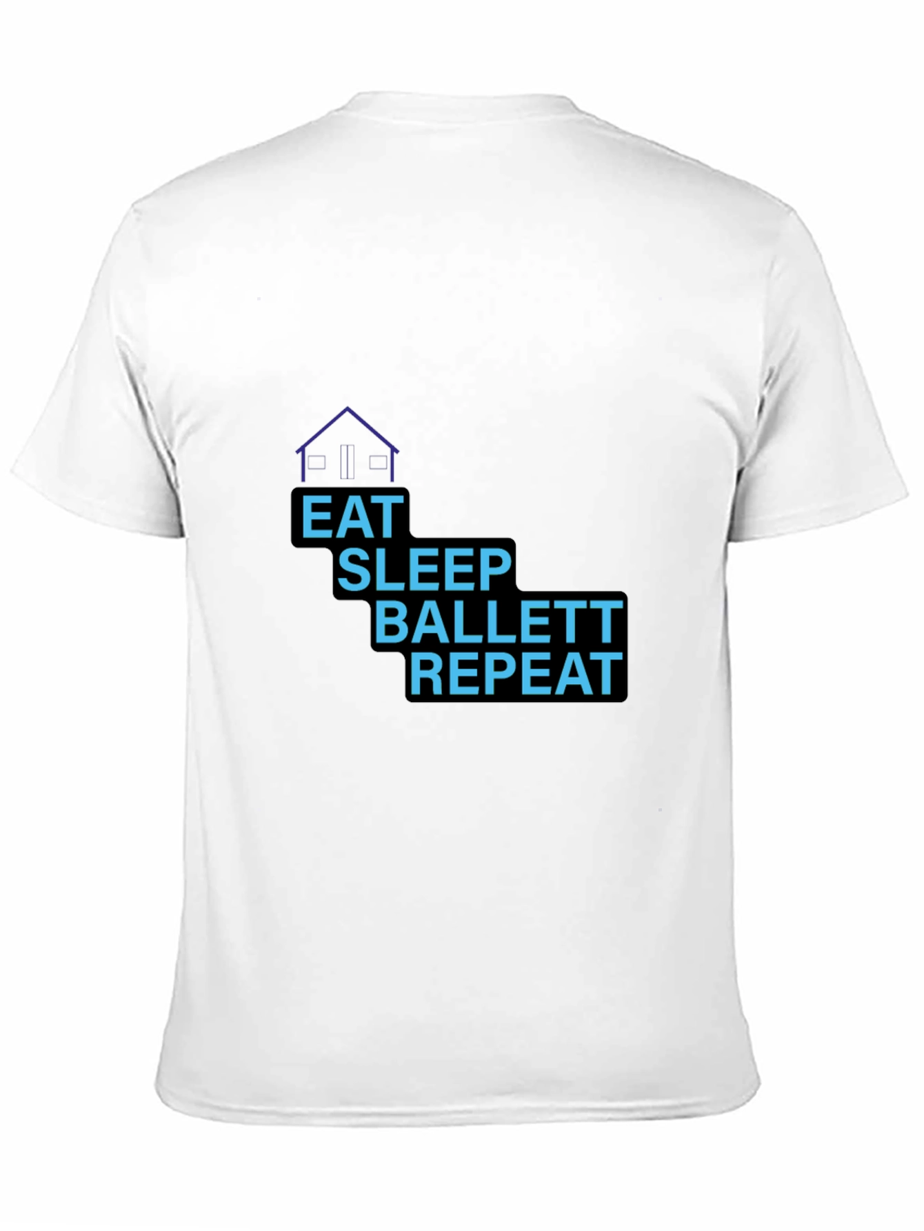 Eat Sleep Ballet Repeat Black T-Shirt