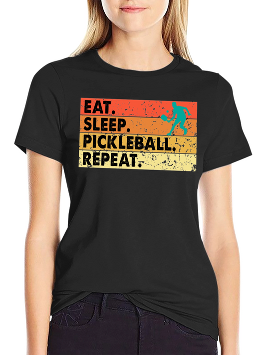 Eat Sleep Pickleball Repeat T-Shirt