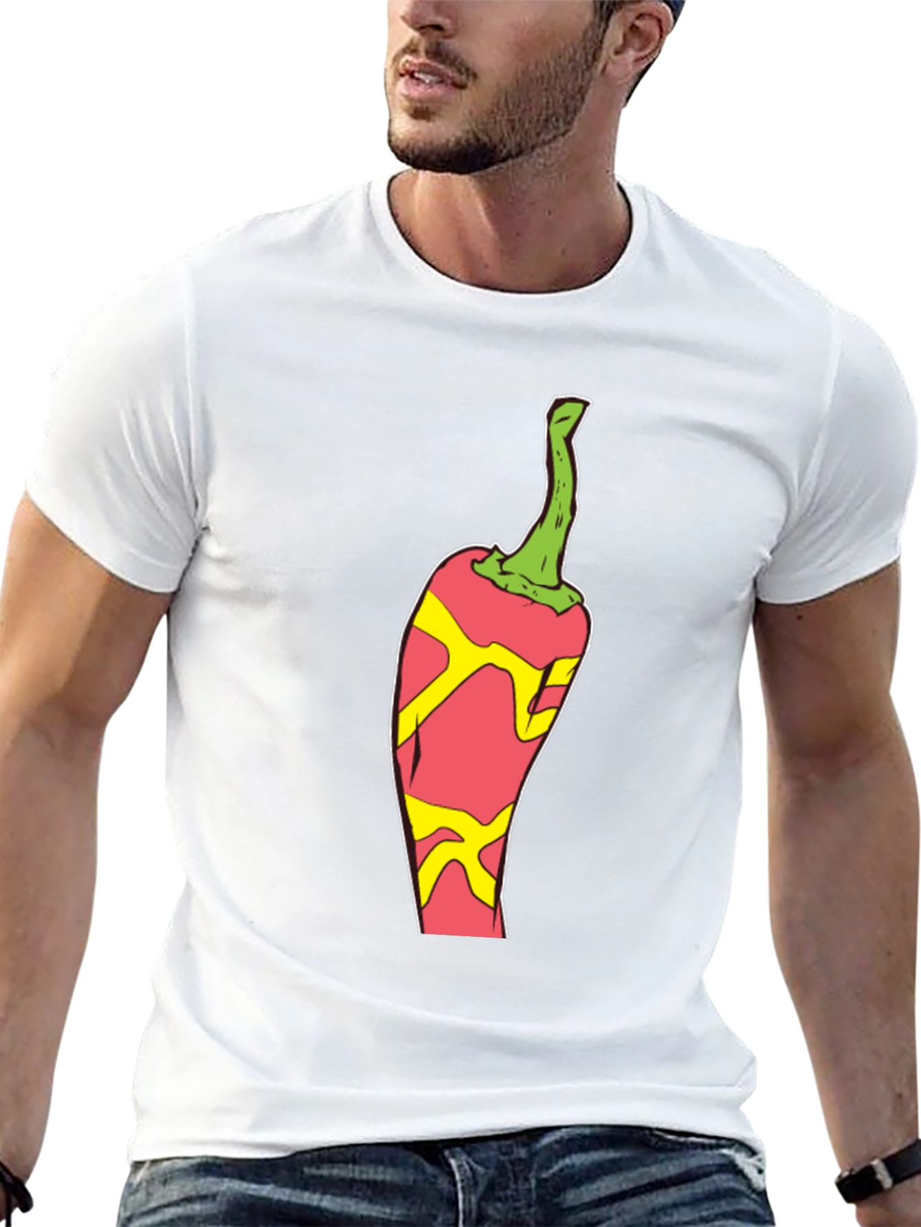 Red Hot Chili Pepper Graphic Tee - Spicy Style!