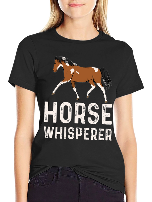 Horse Whisperer Graphic Tee - Equestrian Lover Shirt