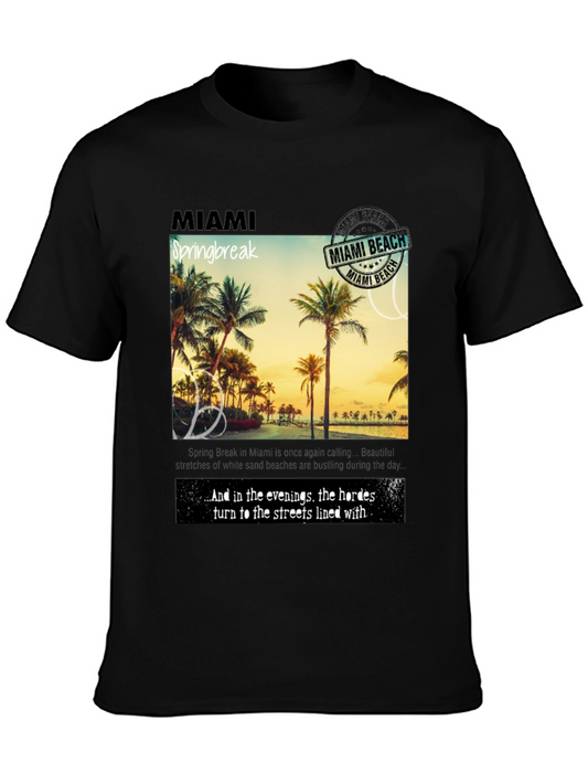 Miami Spring Break Graphic T-Shirt