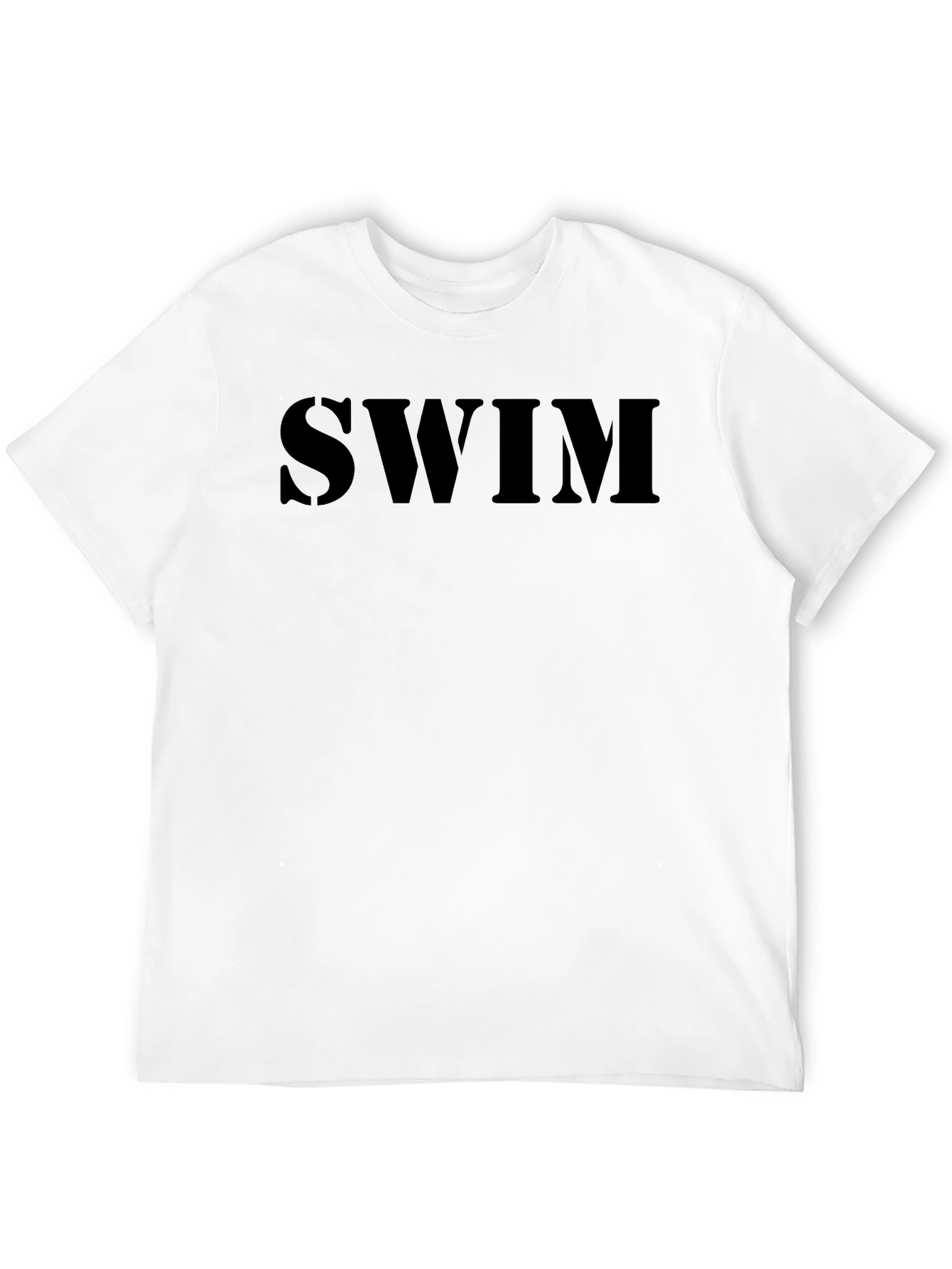 SWIM Graphic Print Black T-Shirt