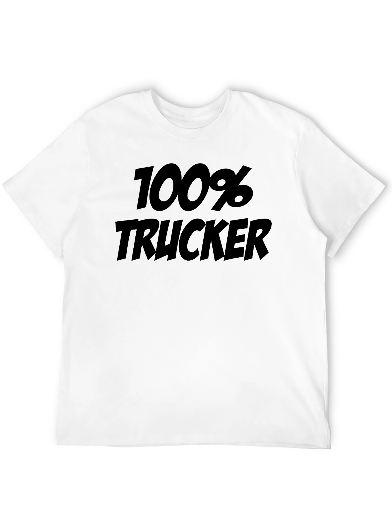 100% Trucker Black T-Shirt