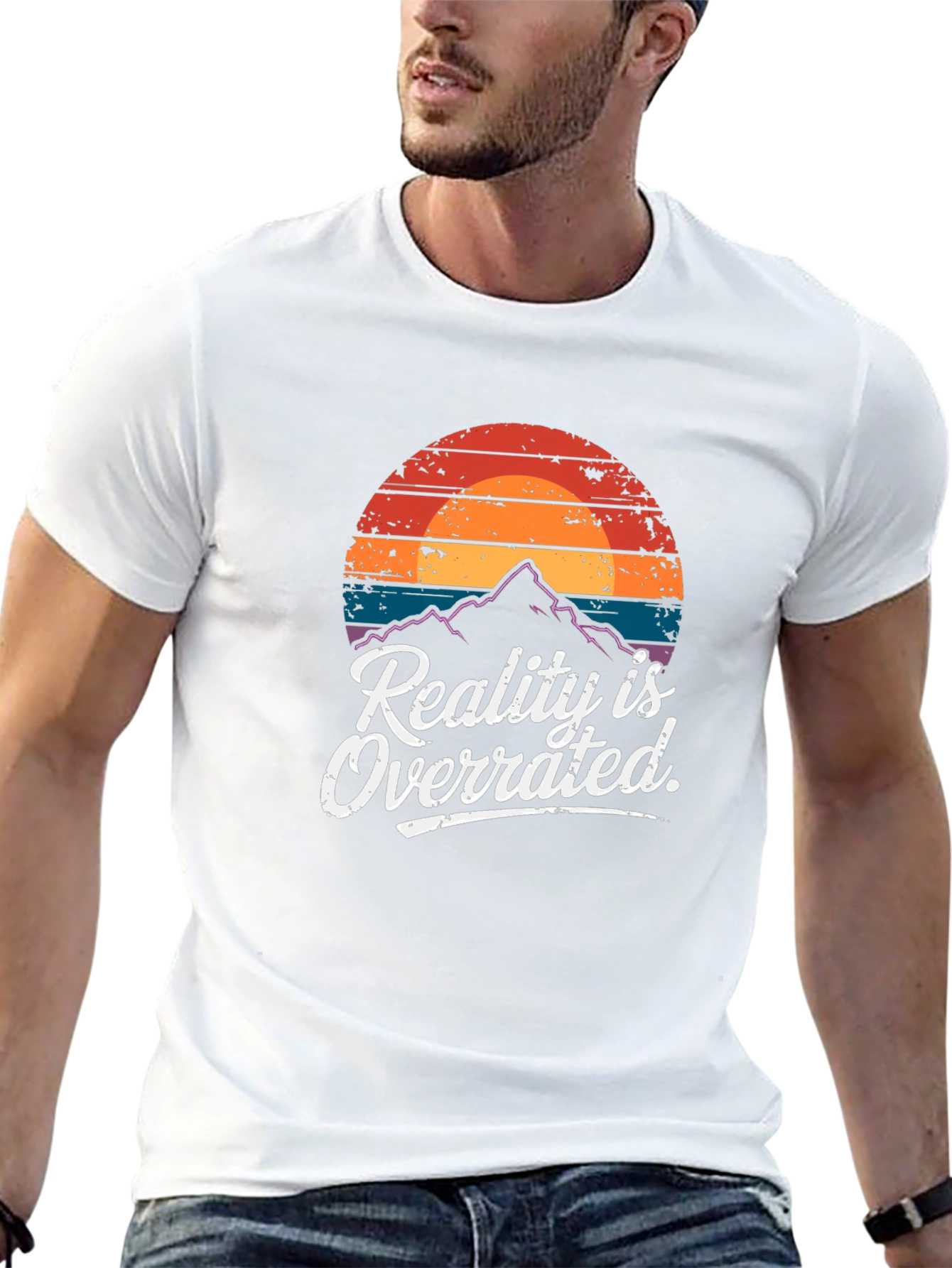 Reality is Overrated Retro T-Shirt