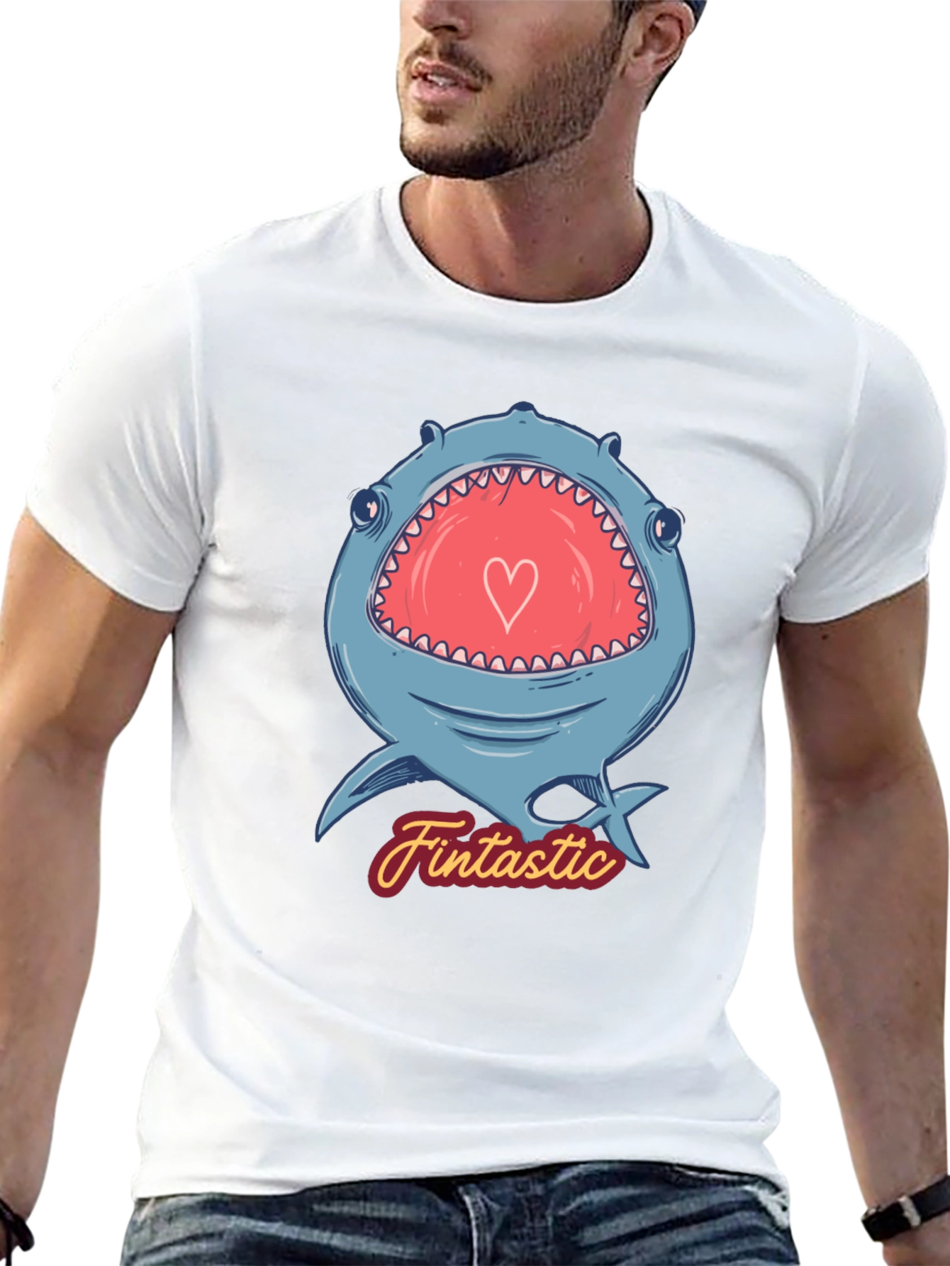 Fintastic Shark Graphic Tee