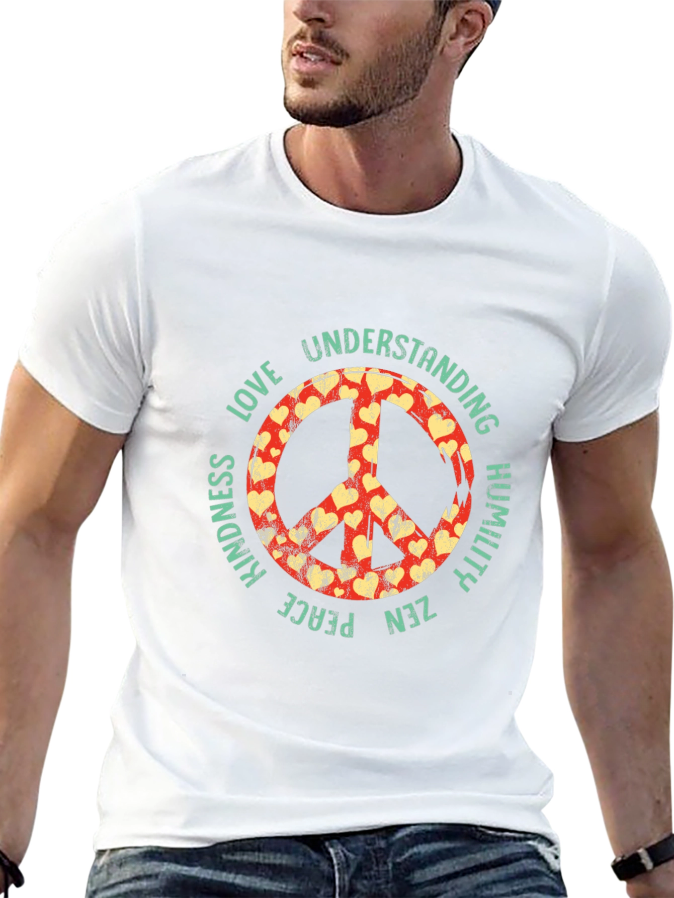 Peace Sign T-Shirt Love Understanding Kindness