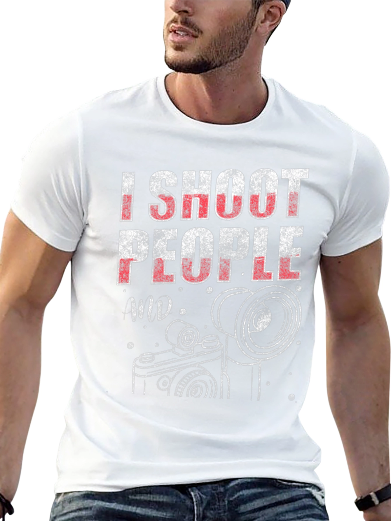 I Shoot People With My Camera Graphic Tee