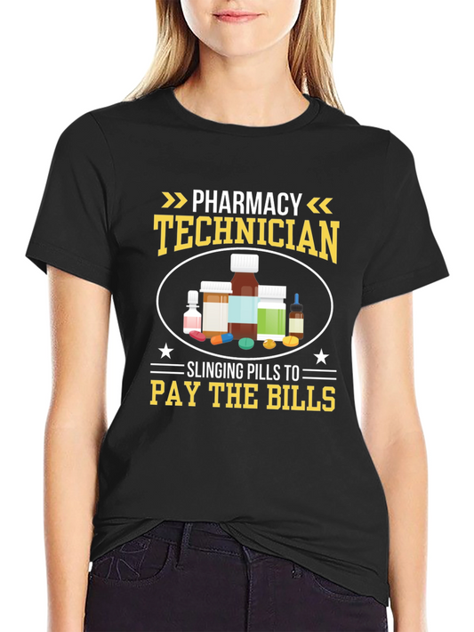 Pharmacy Technician T-Shirt - Slanging Pills
