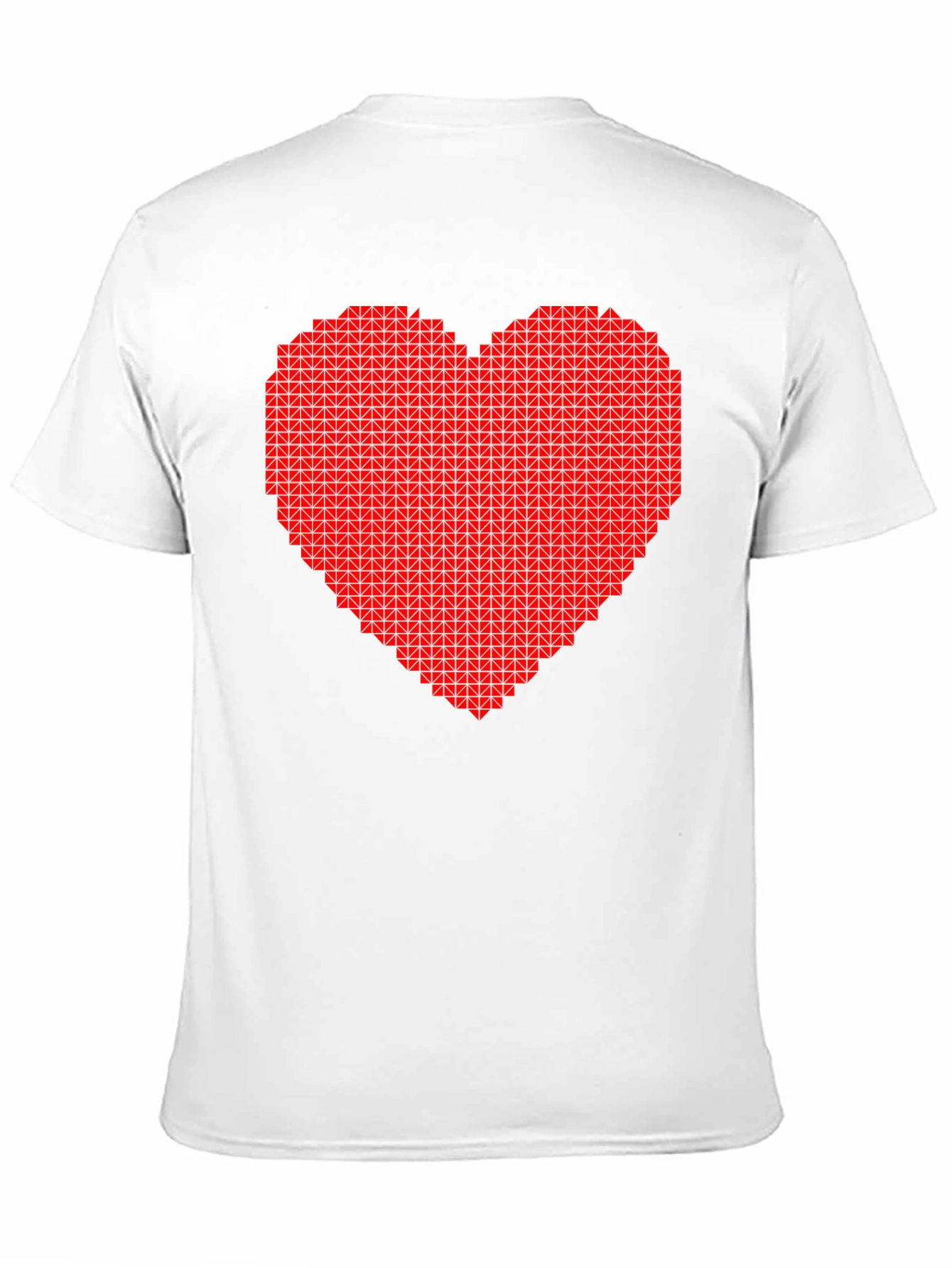 Pixel Heart Graphic T-Shirt - Black