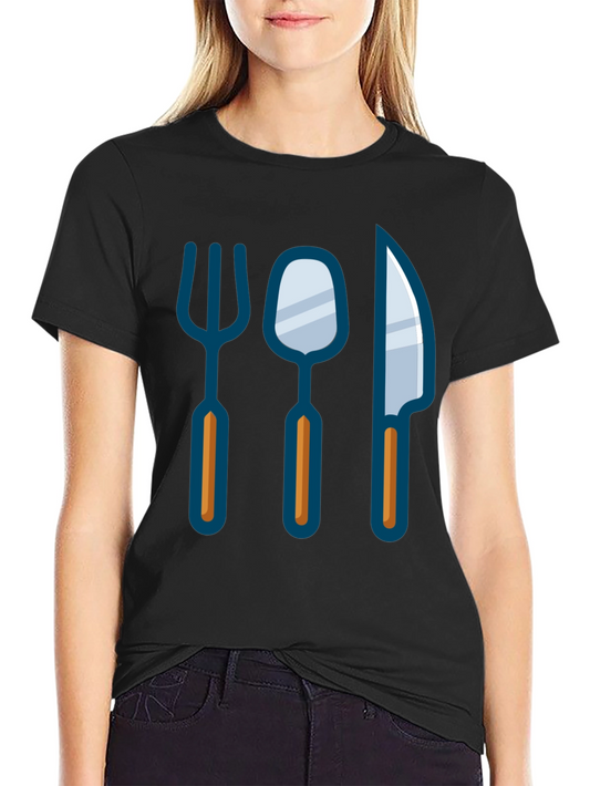 Chefs Utensil T-Shirt - Culinary Kitchen Tee