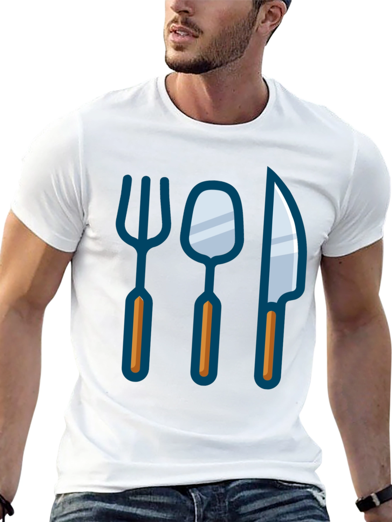 Chefs Utensil T-Shirt - Culinary Kitchen Tee