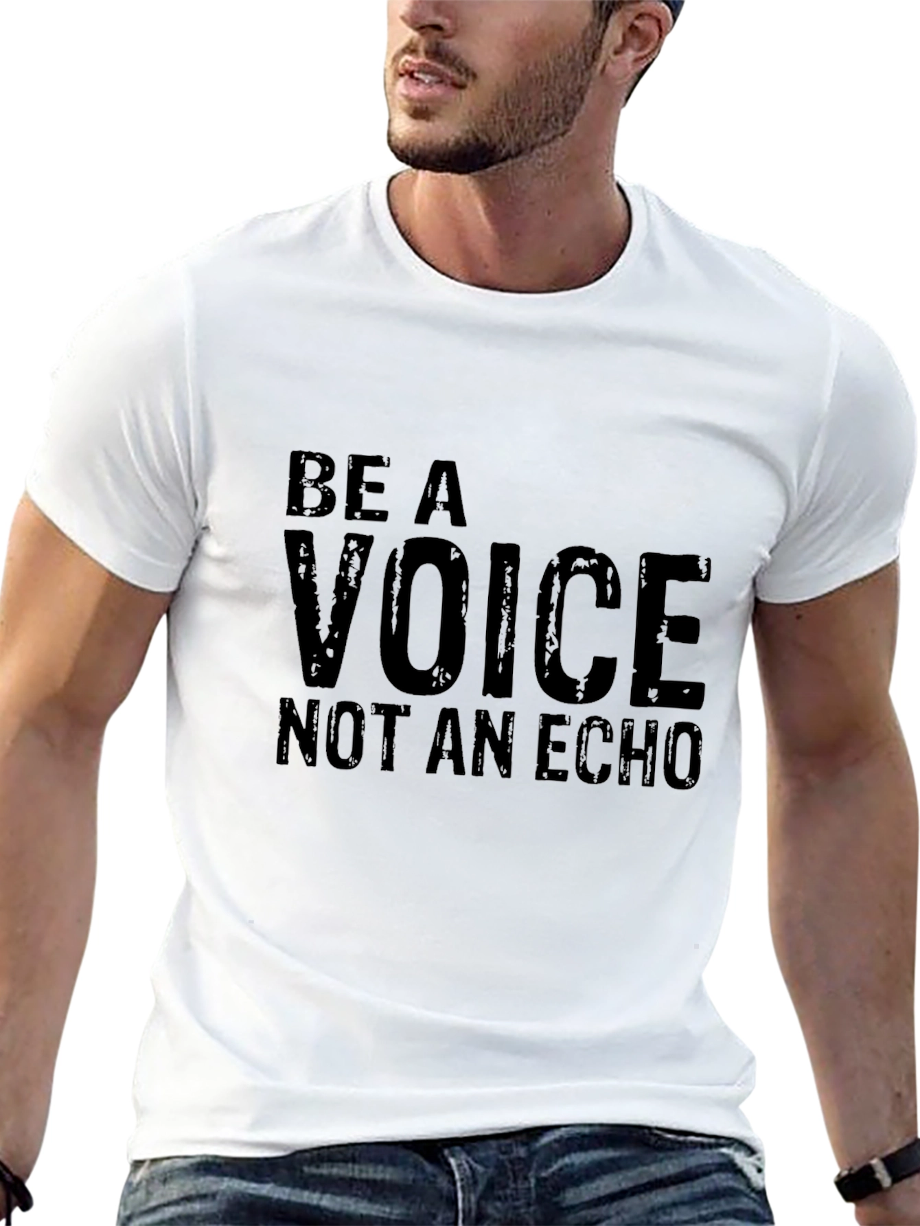Be A Voice T-Shirt - Motivational Graphic Tee