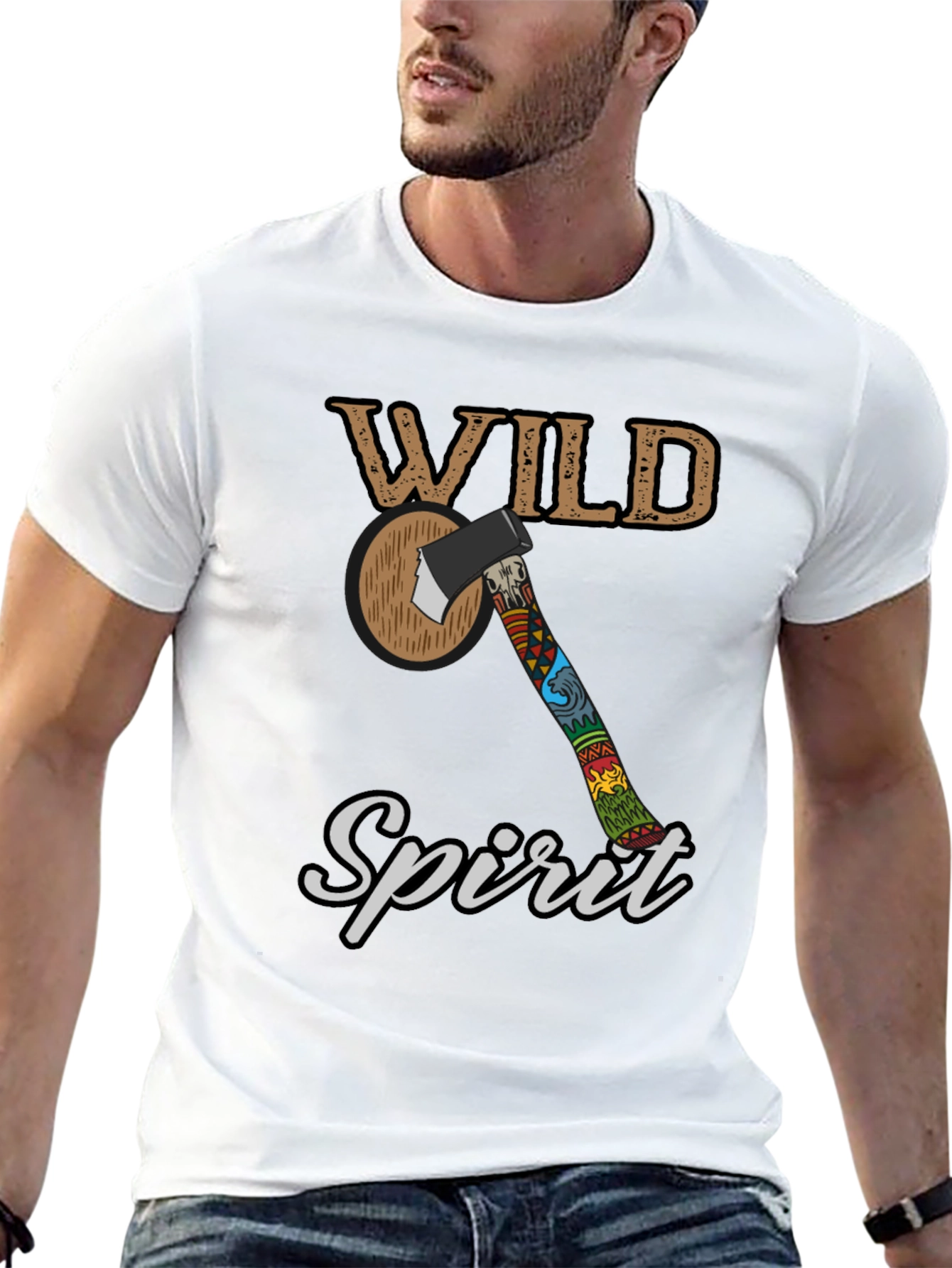 Wild Spirit Graphic Tee - Stylish Adventure Apparel