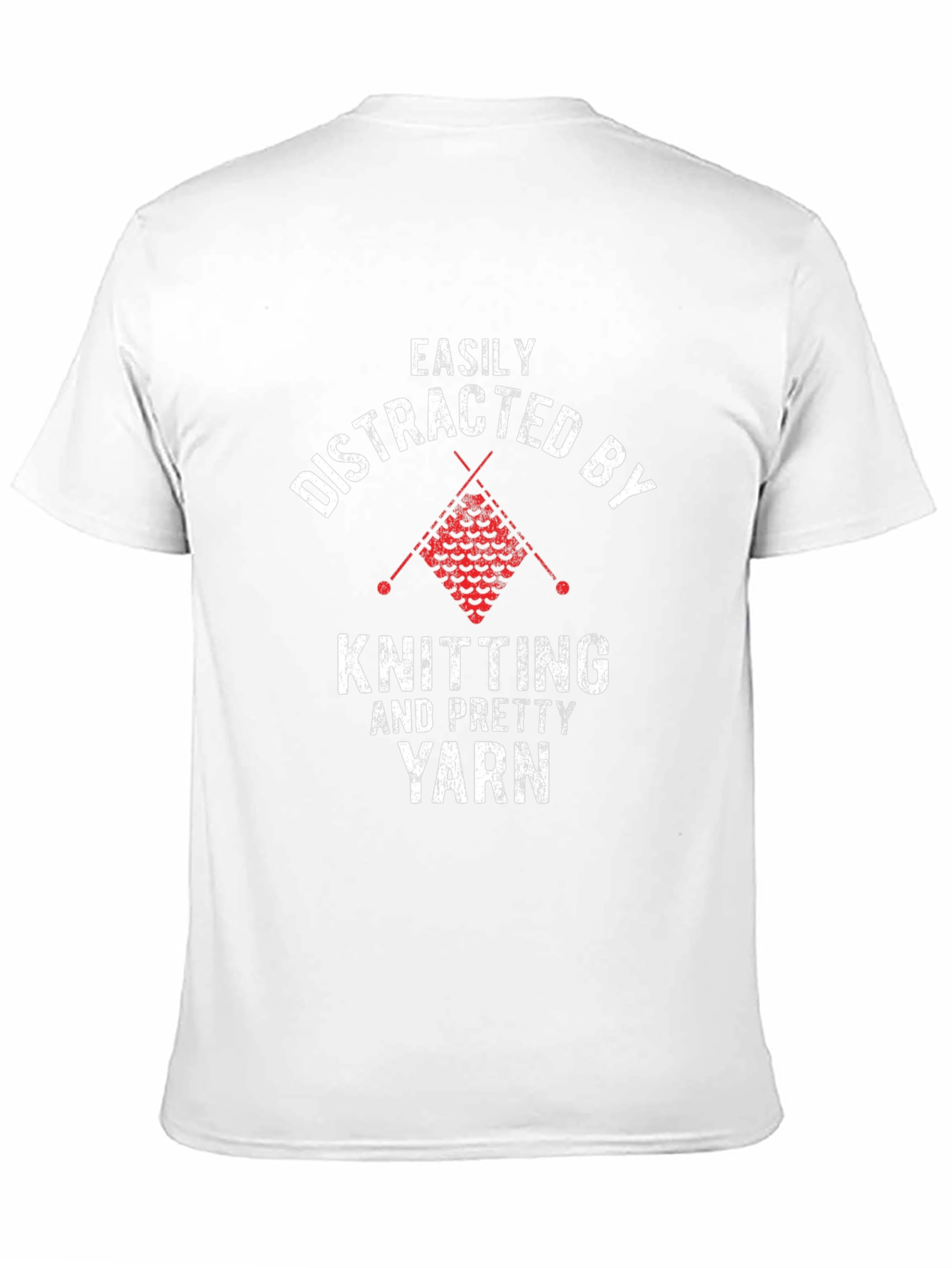 Easily Distracted by Knitting Graphic Tee