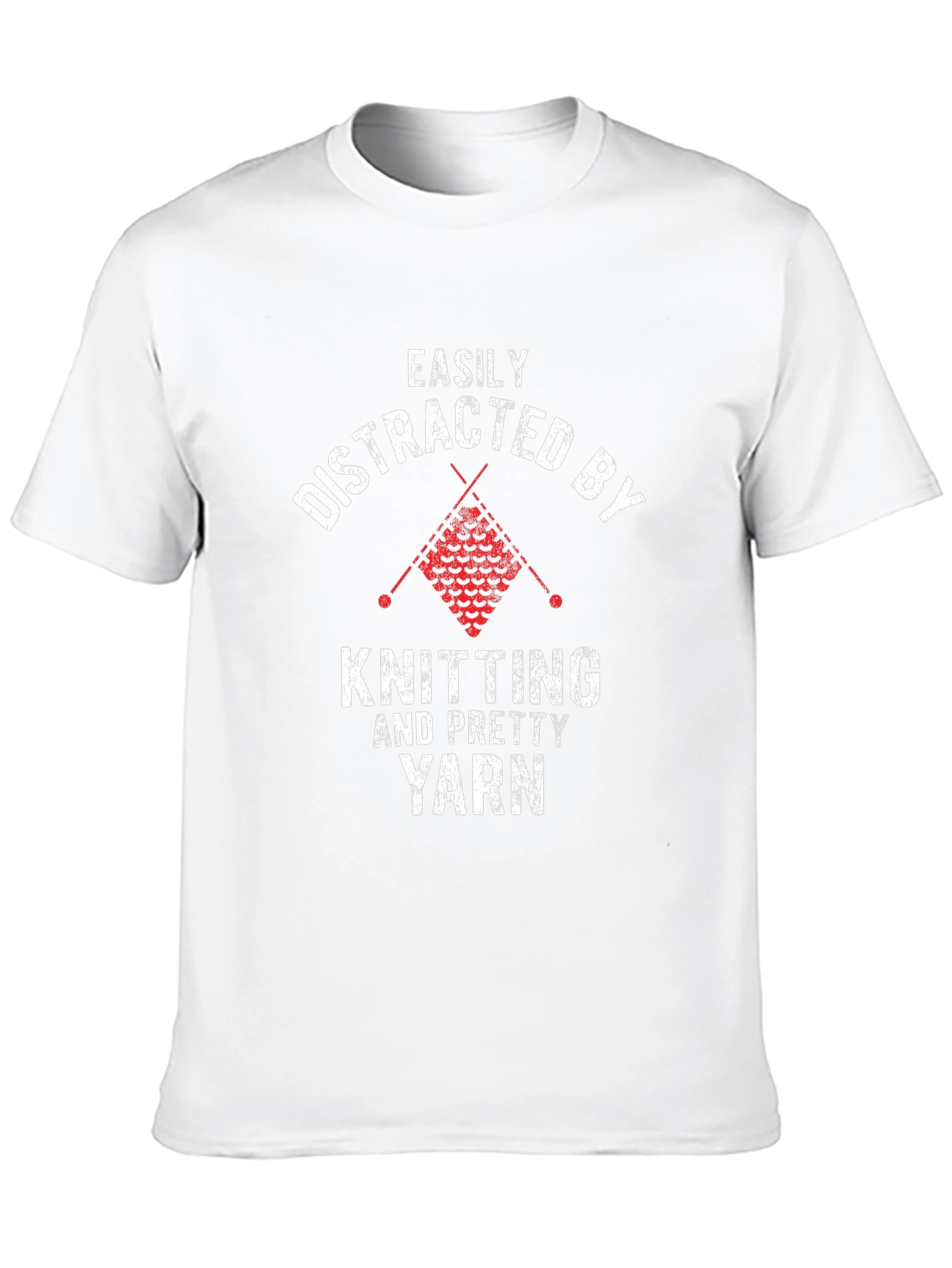 Easily Distracted by Knitting Graphic Tee