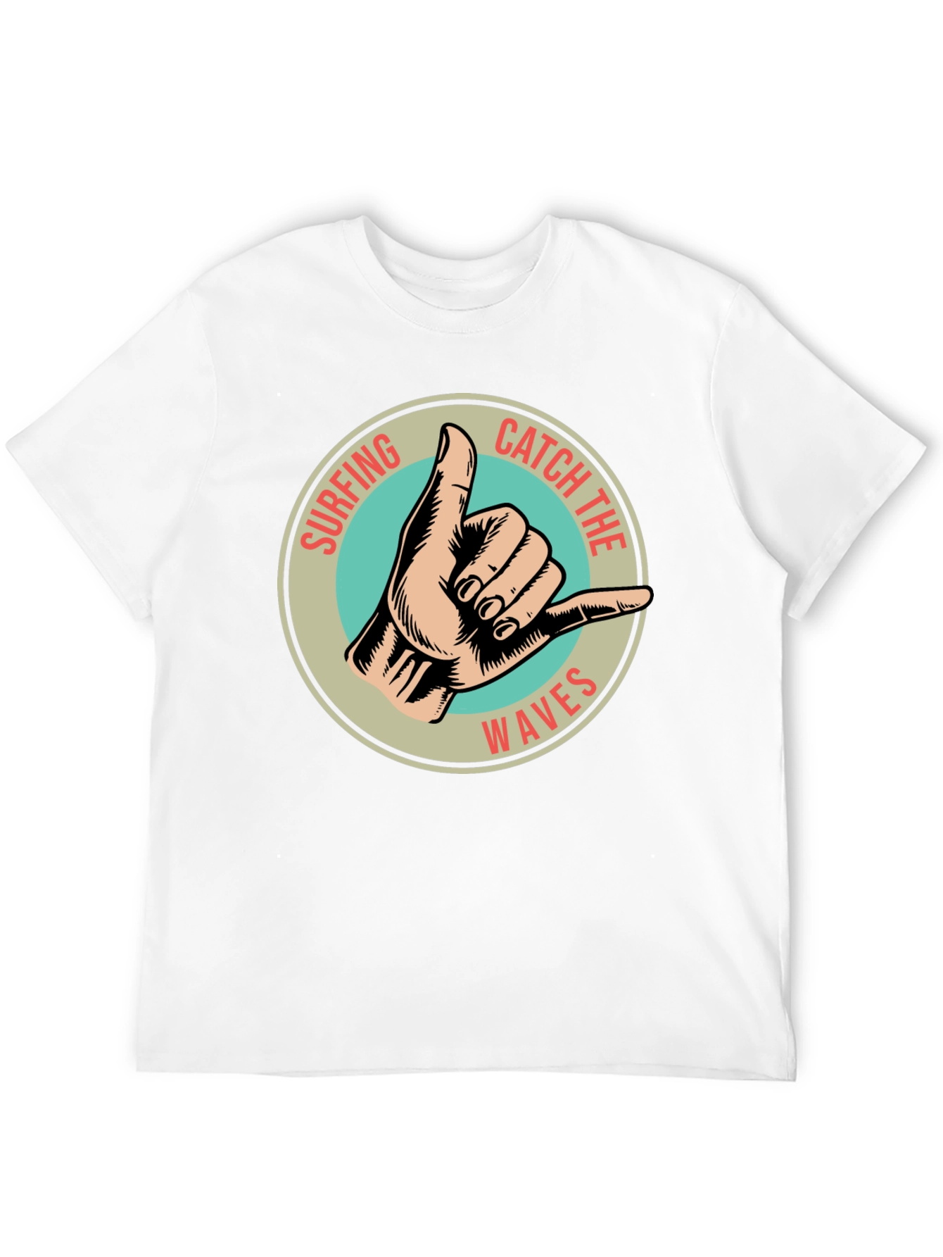 Surfing Catch The Waves Graphic Tee