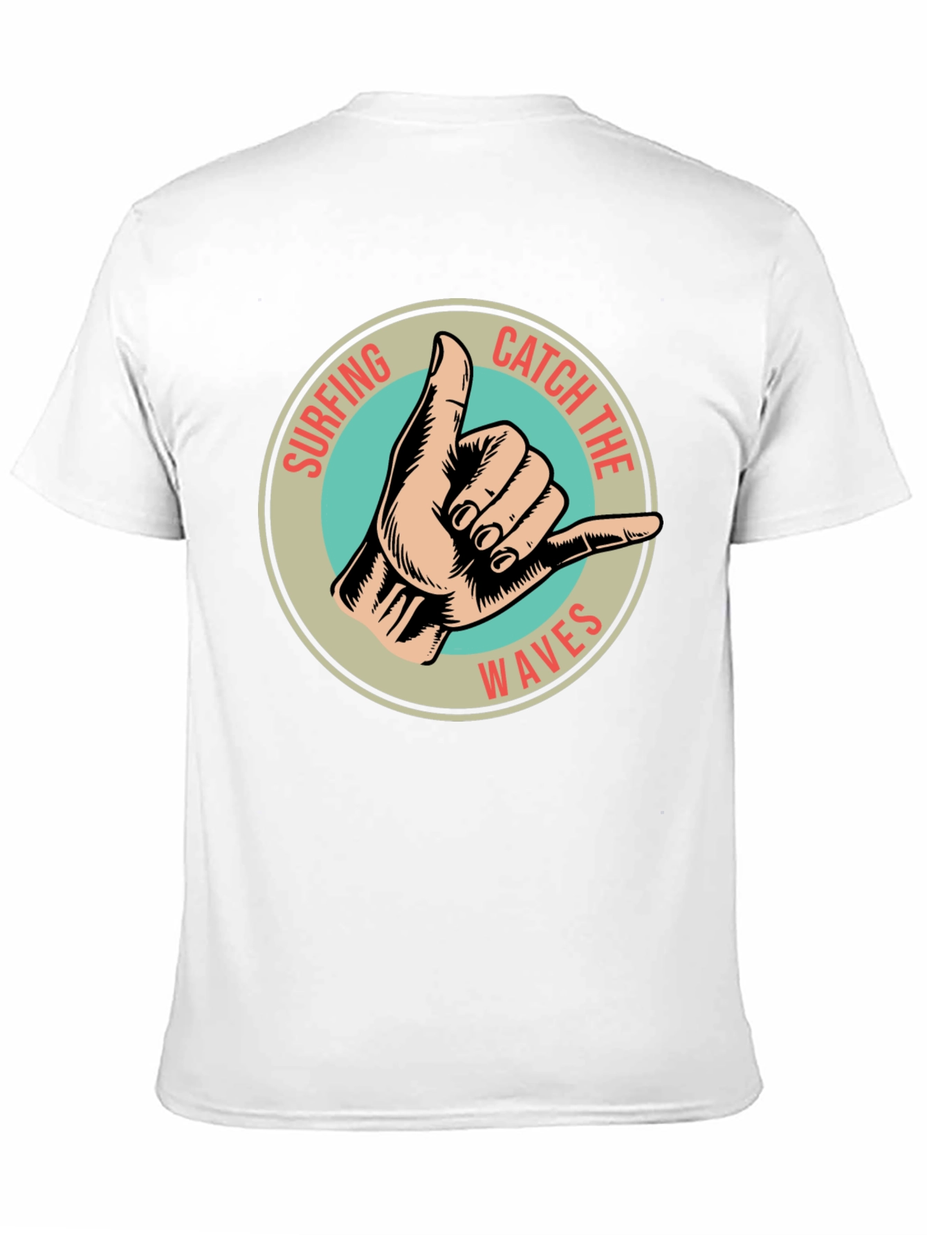 Surfing Catch The Waves Graphic Tee