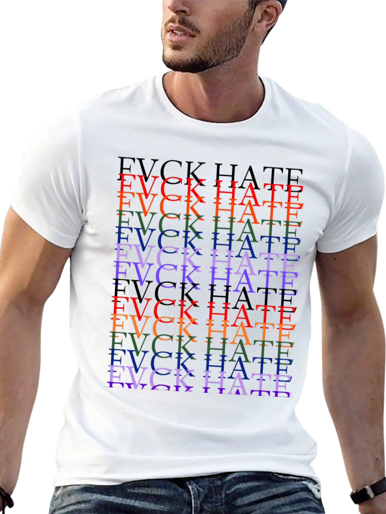 FVCK HATE Pride T-Shirt