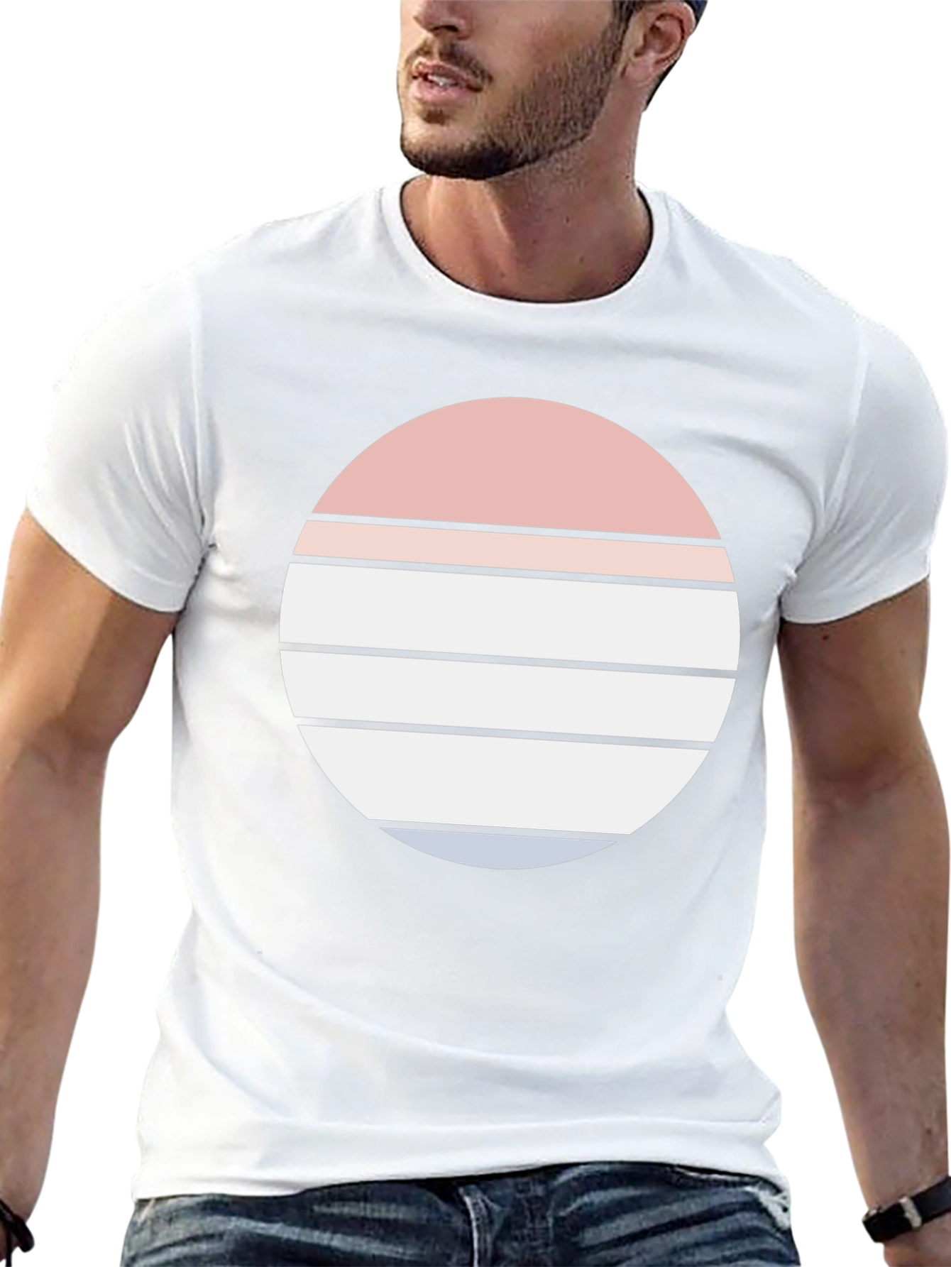 Retro Sunset Graphic Tee - Stylish Comfort