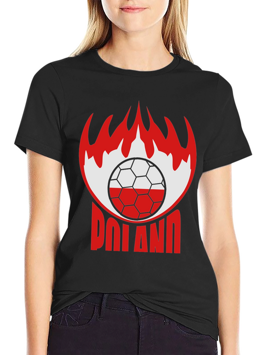 Poland Soccer Graphic Tee