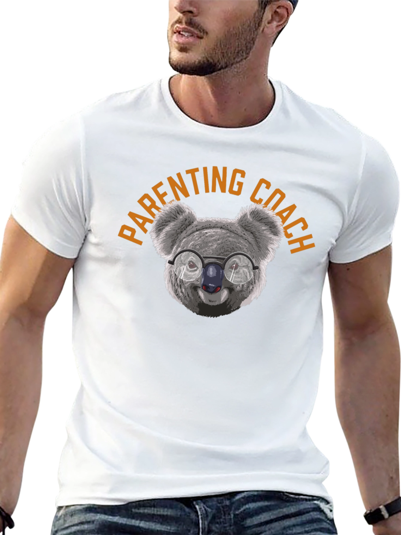 Parenting Coach Koala Bear Graphic T-Shirt