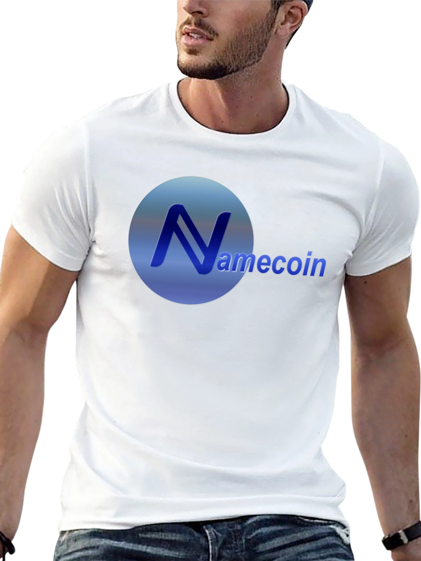 Namecoin Logo Black T-Shirt - Crypto Fashion