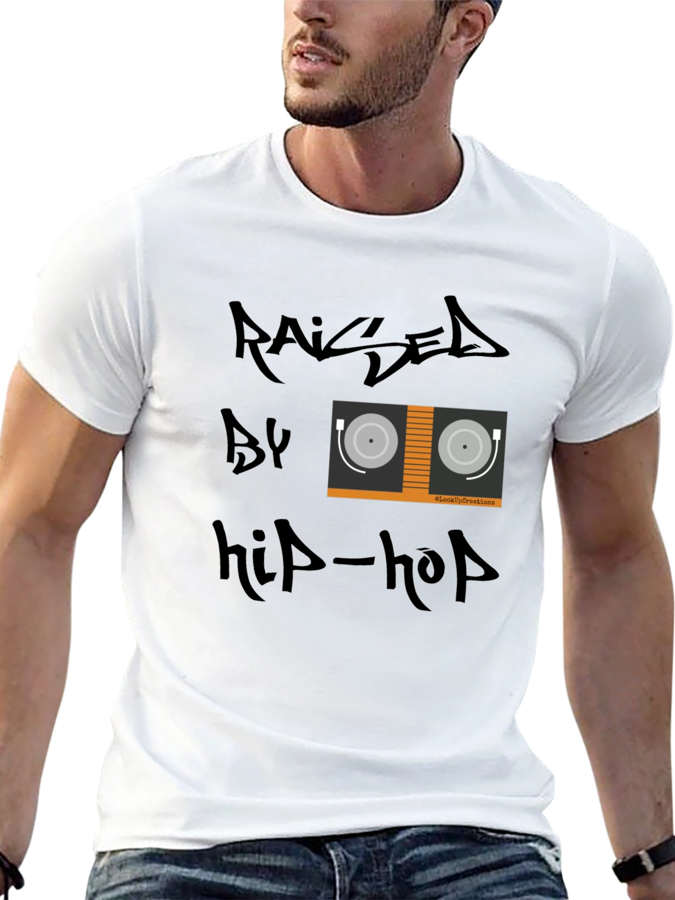 Raised By Hip-Hop Graphic T-Shirt