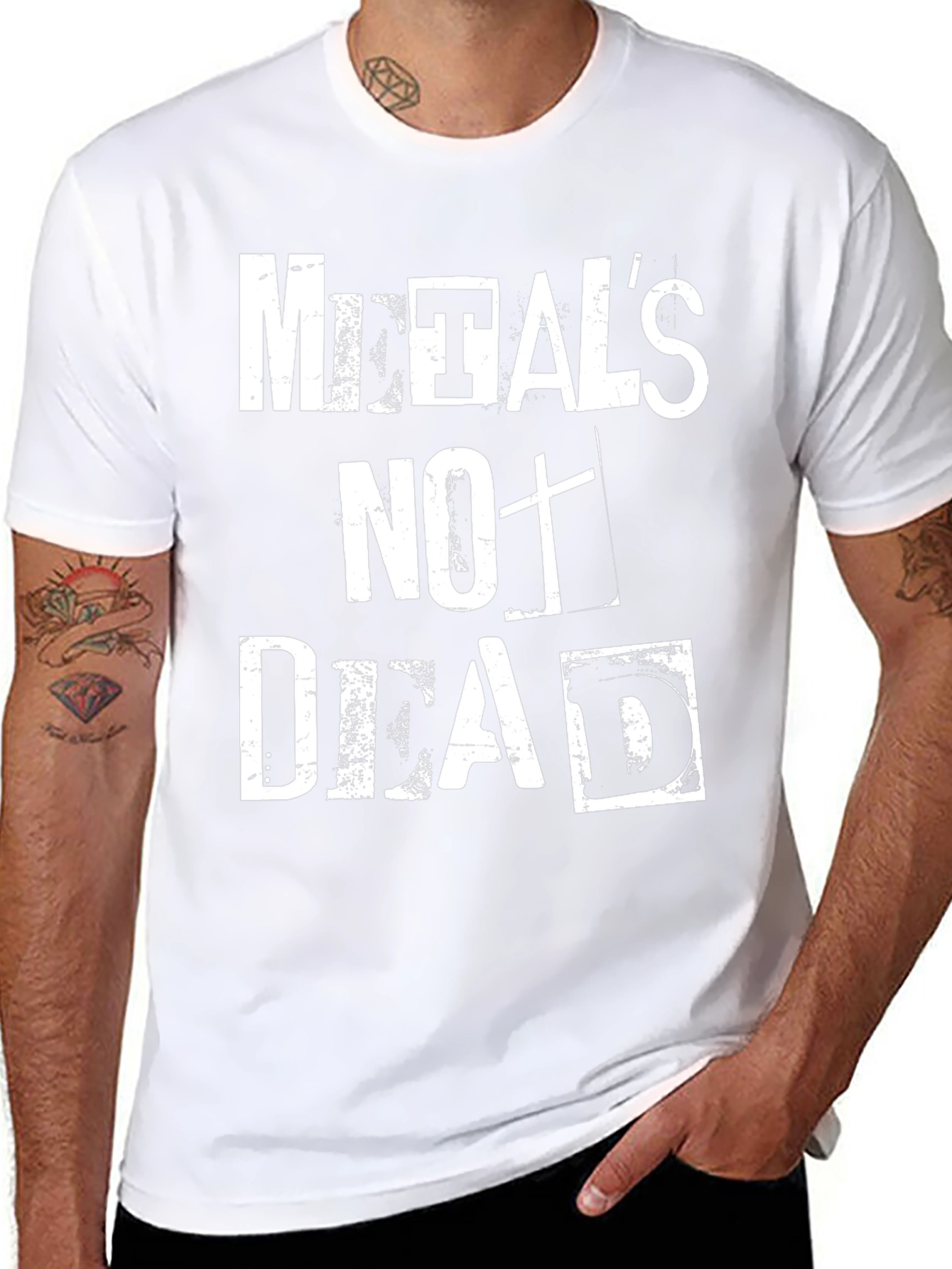 Metals Not Dead Graphic T-Shirt