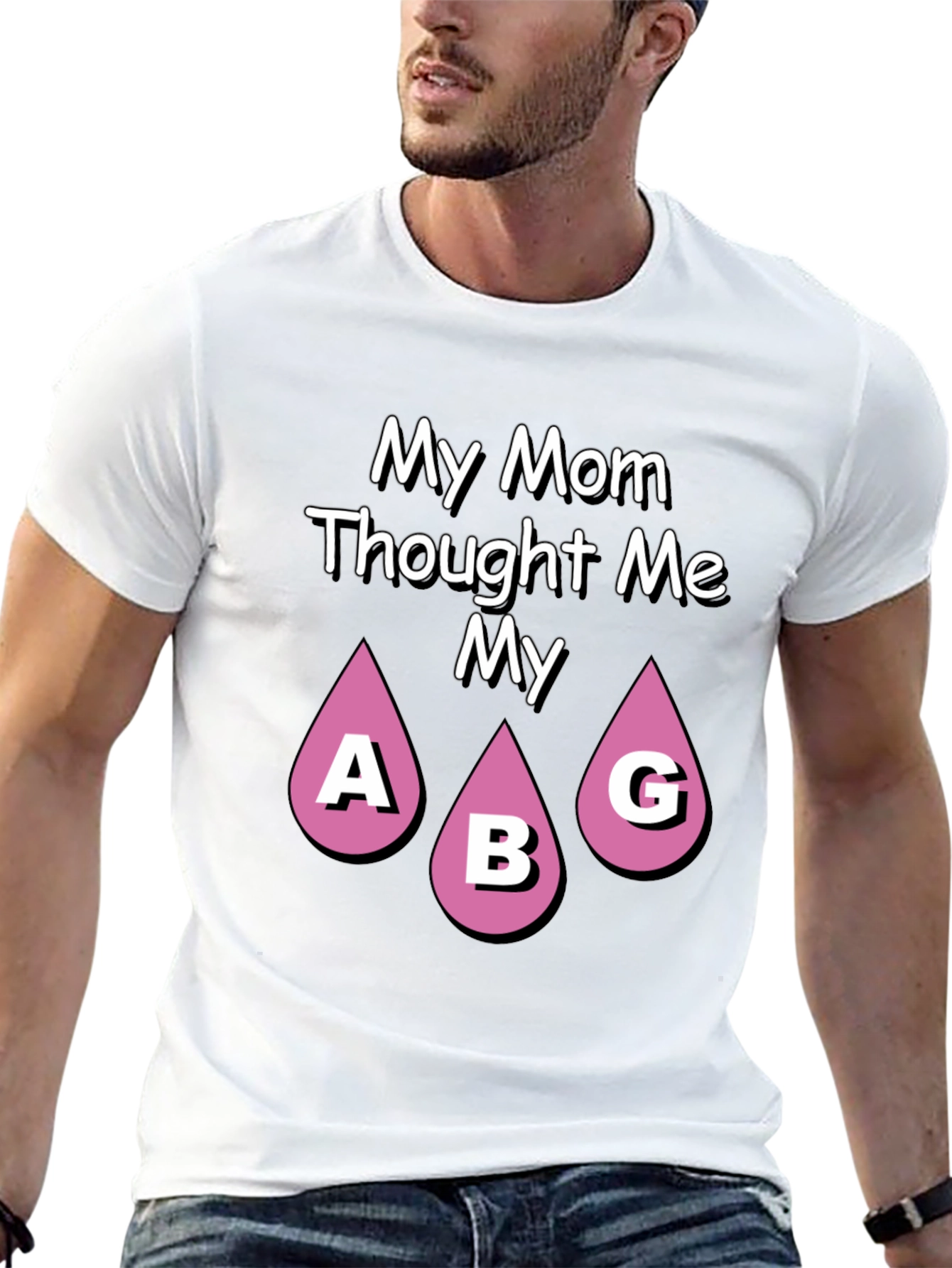 Funny Mom ABG T-Shirt - Novelty Graphic Tee