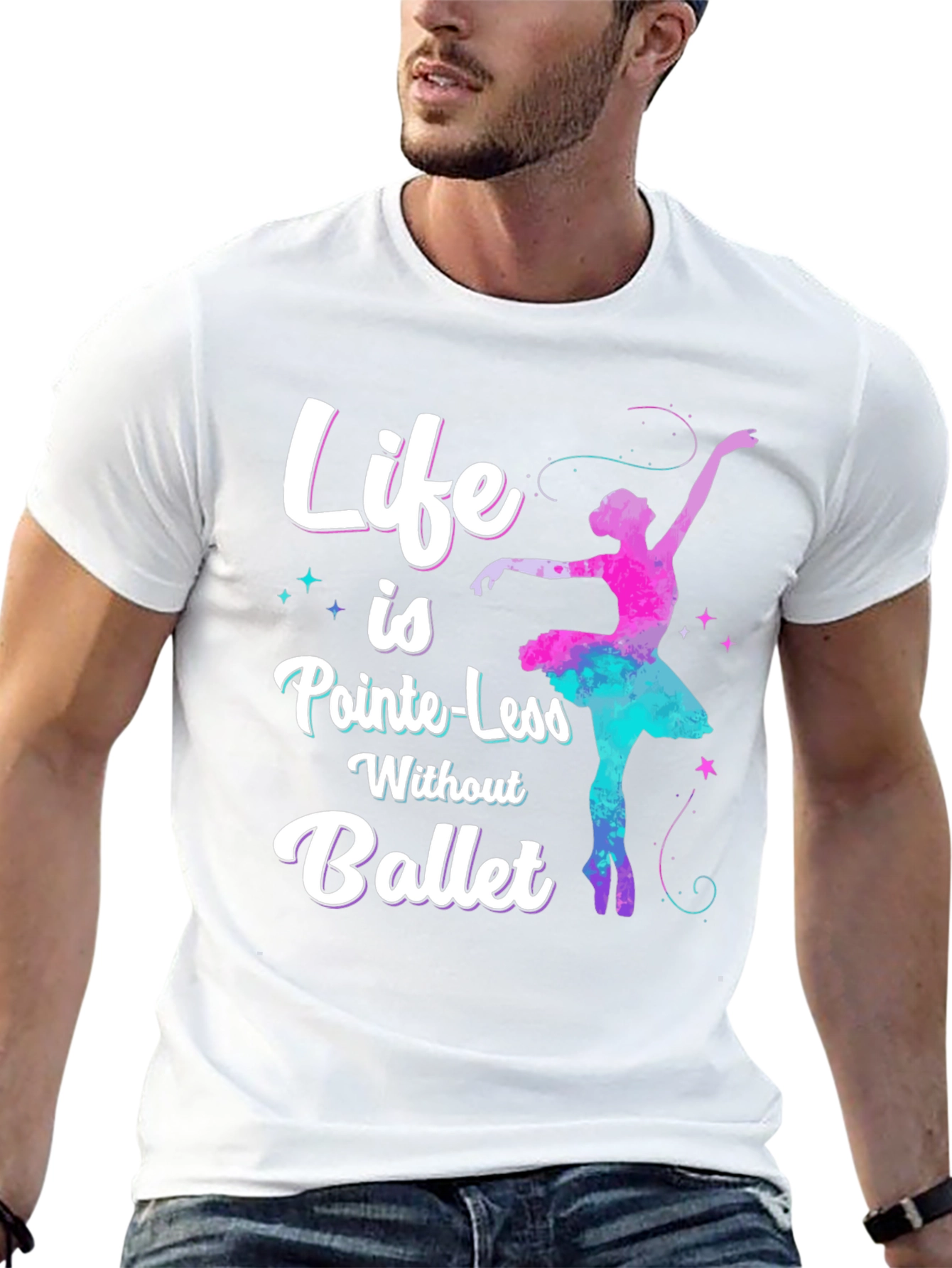 Life is Pointe-Less Ballet Graphic Tee