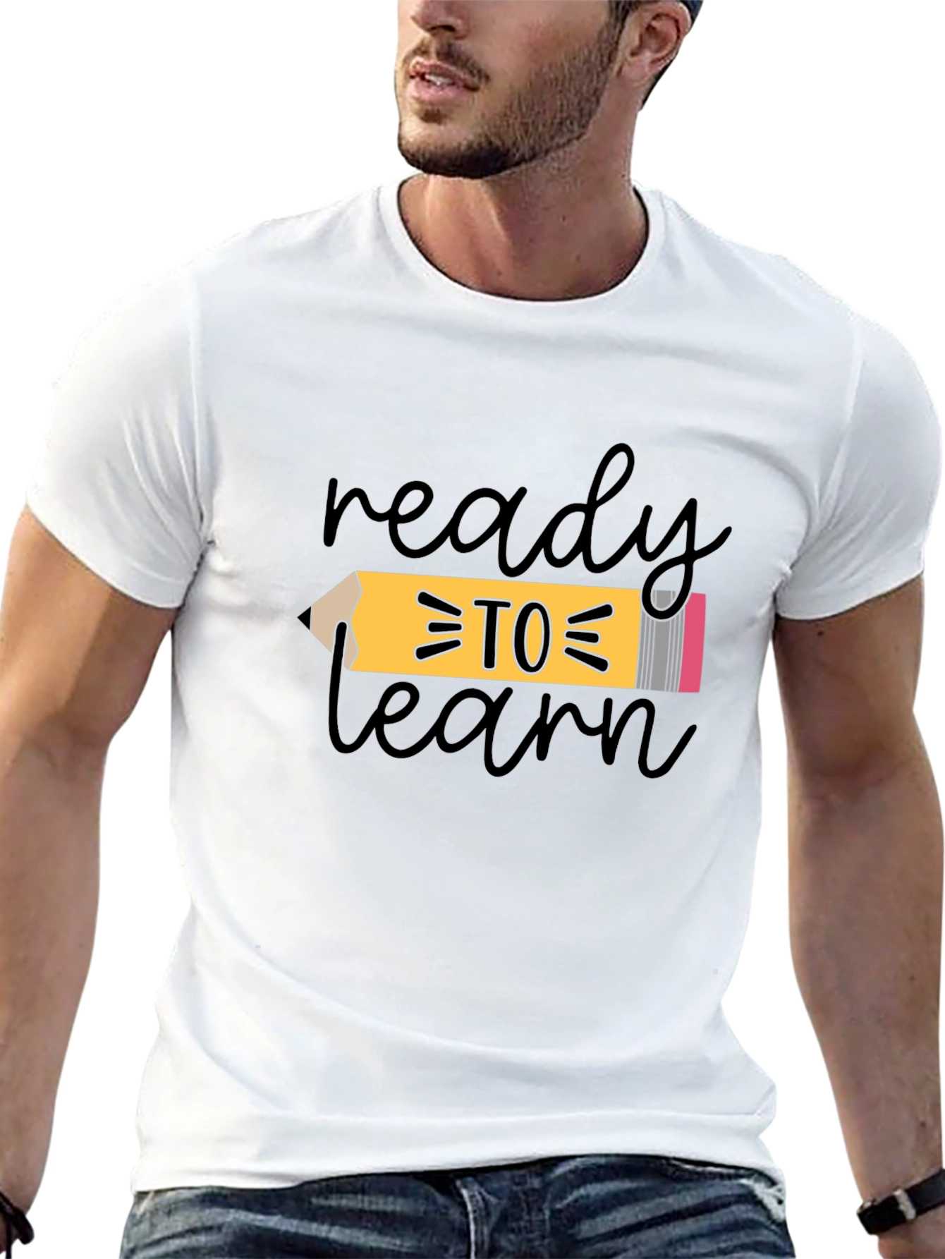 Ready to Learn Graphic Tee - Black