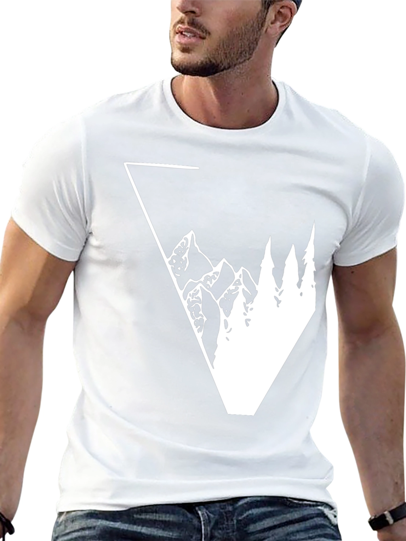 Mountain Peak Graphic Tee - Nature Inspired Shirt