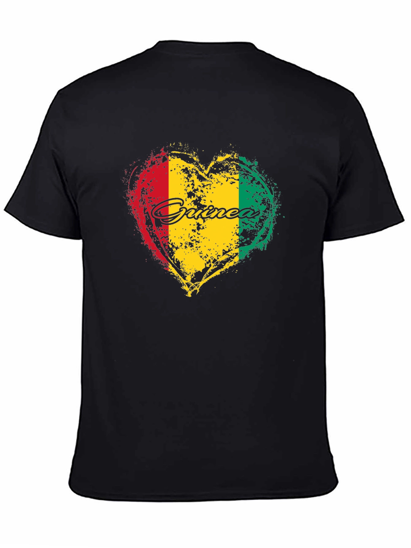 Guinea Flag Heart T-Shirt
