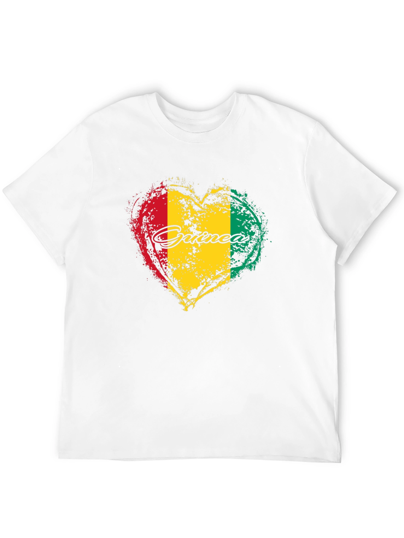 Guinea Flag Heart T-Shirt