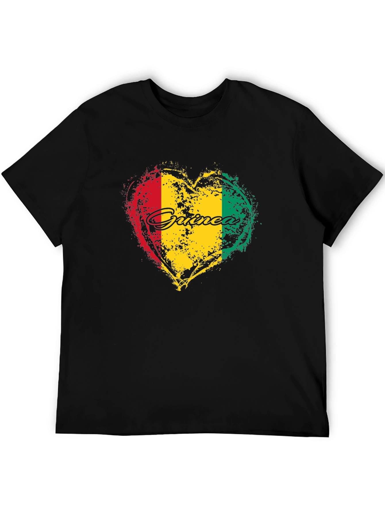 Guinea Flag Heart T-Shirt