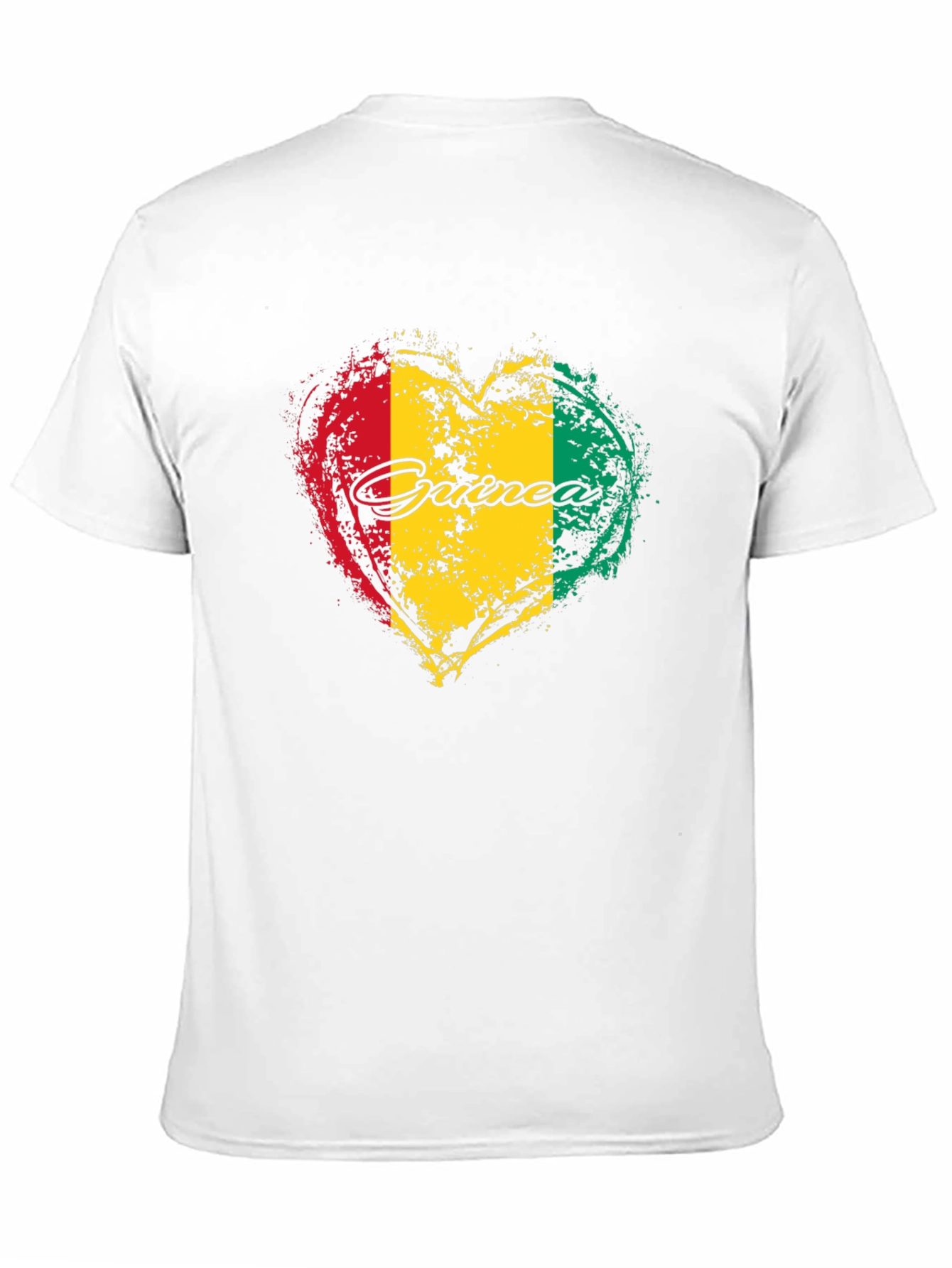 Guinea Flag Heart T-Shirt