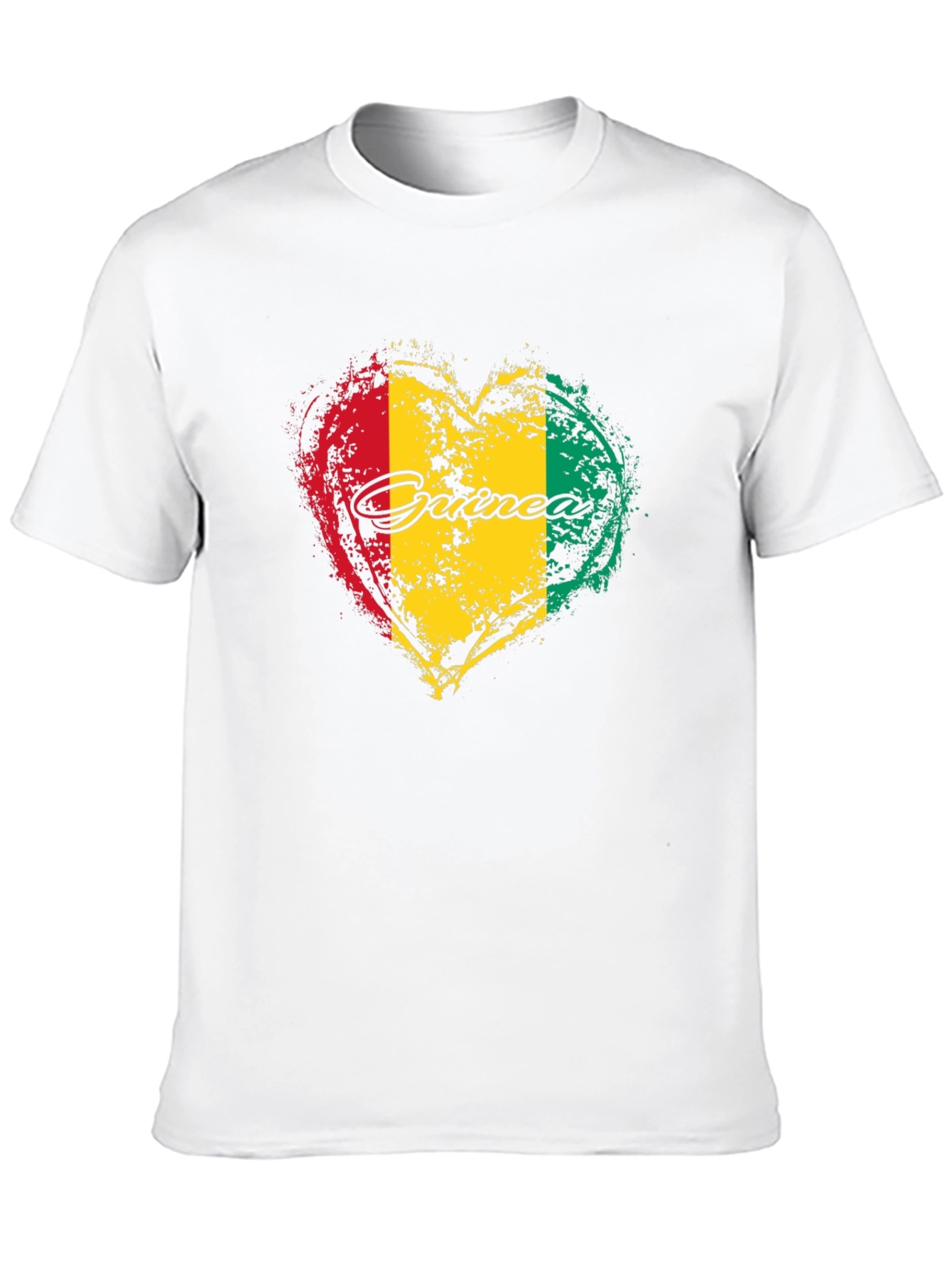 Guinea Flag Heart T-Shirt