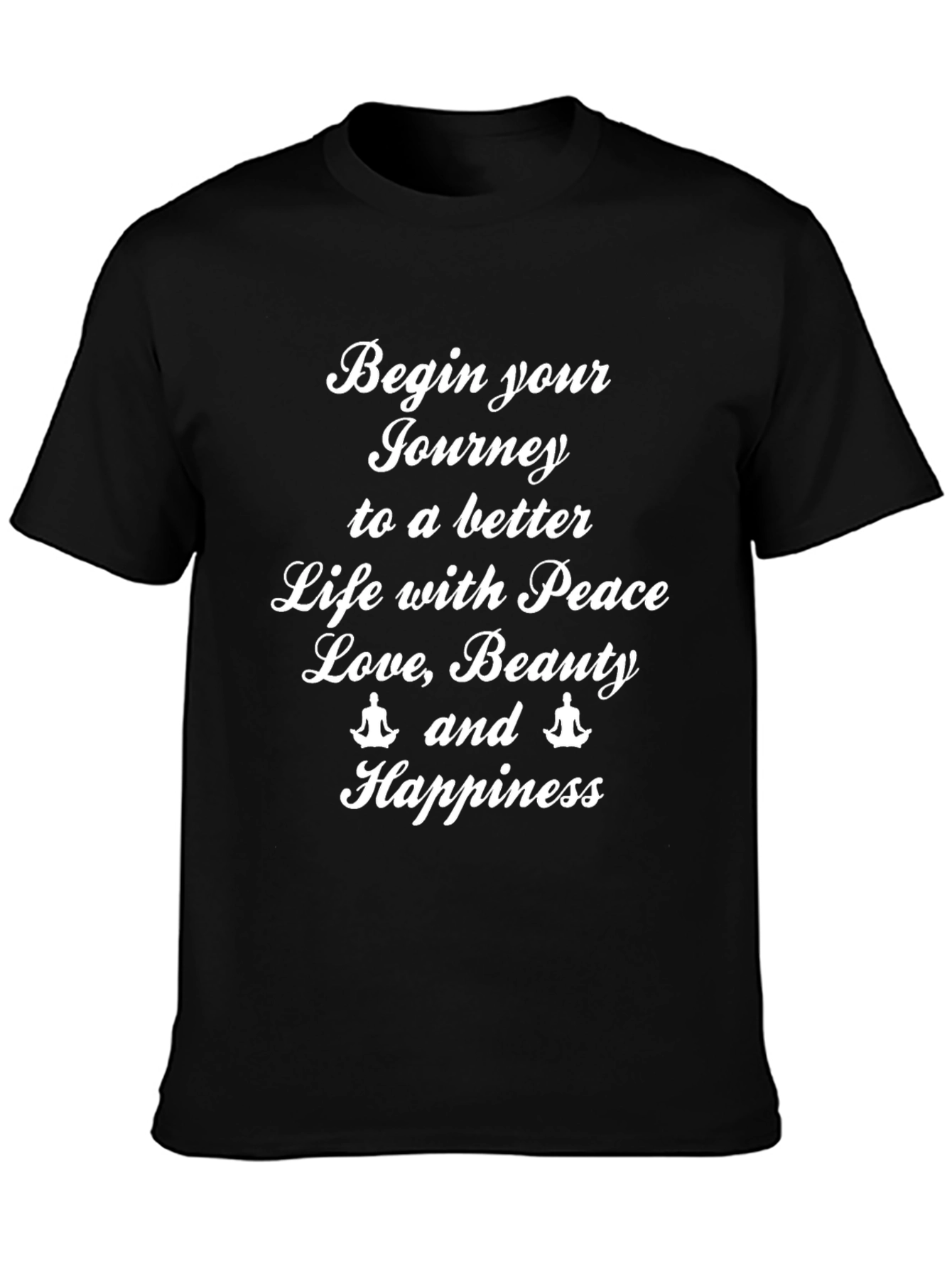 Inspirational Journey Black T-Shirt